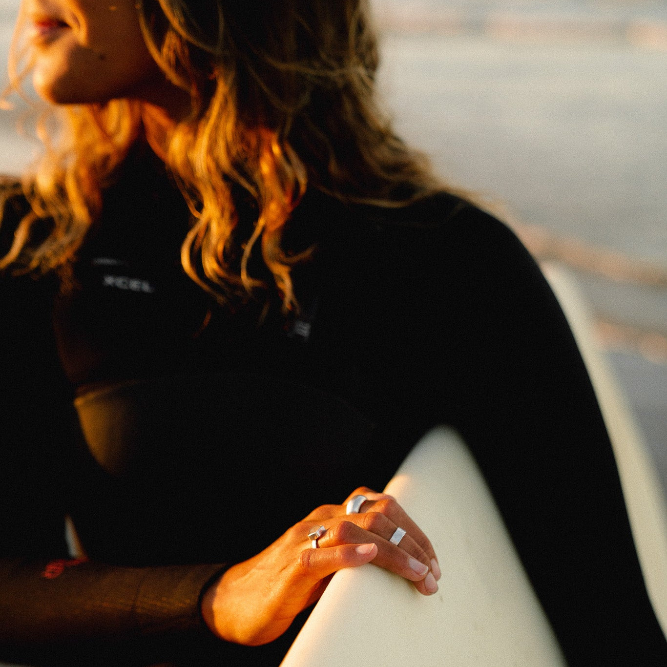 Sterling Silver Bold Rain Ring