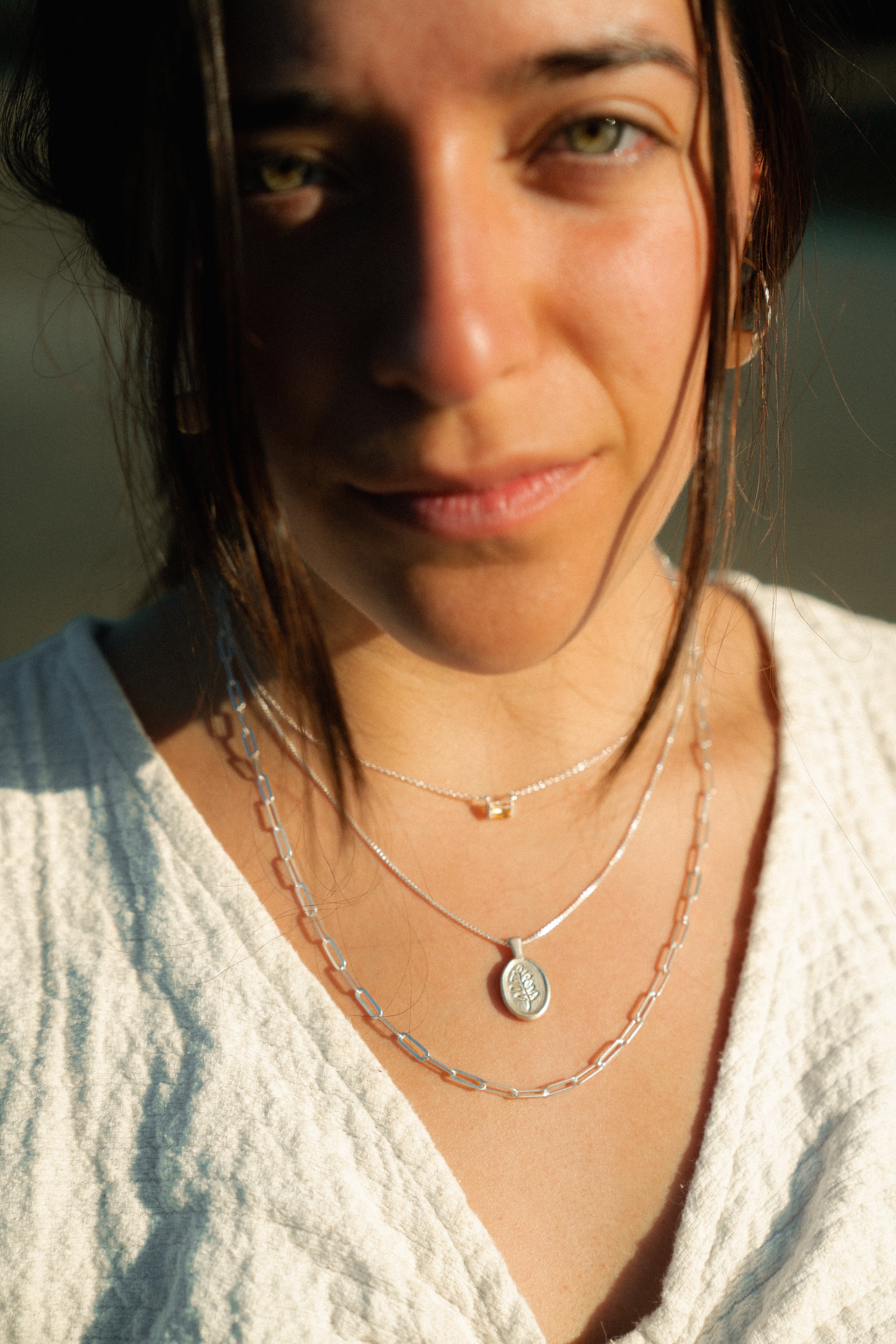 Lupine Necklace - Sterling Silver