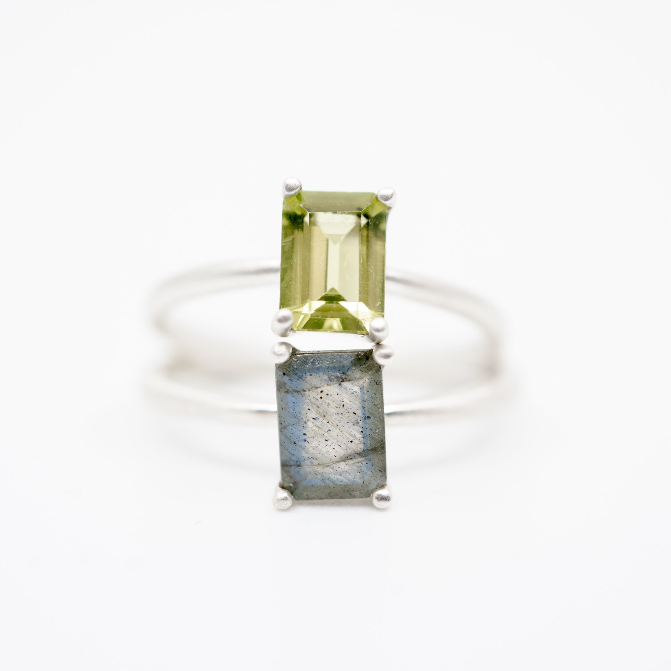 Ophelia Sterling Silver Ring - Labradorite