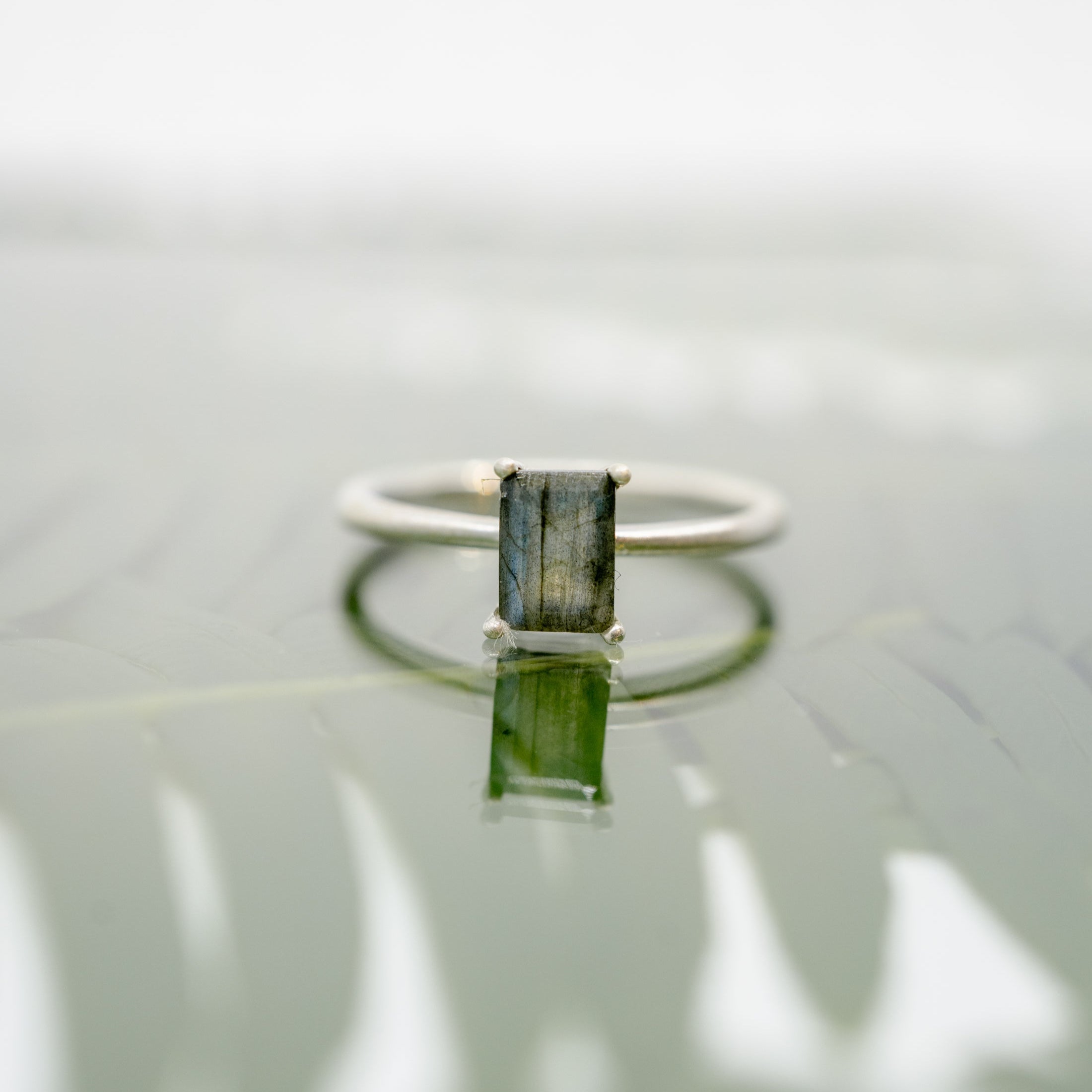 Ophelia Sterling Silver Ring - Labradorite