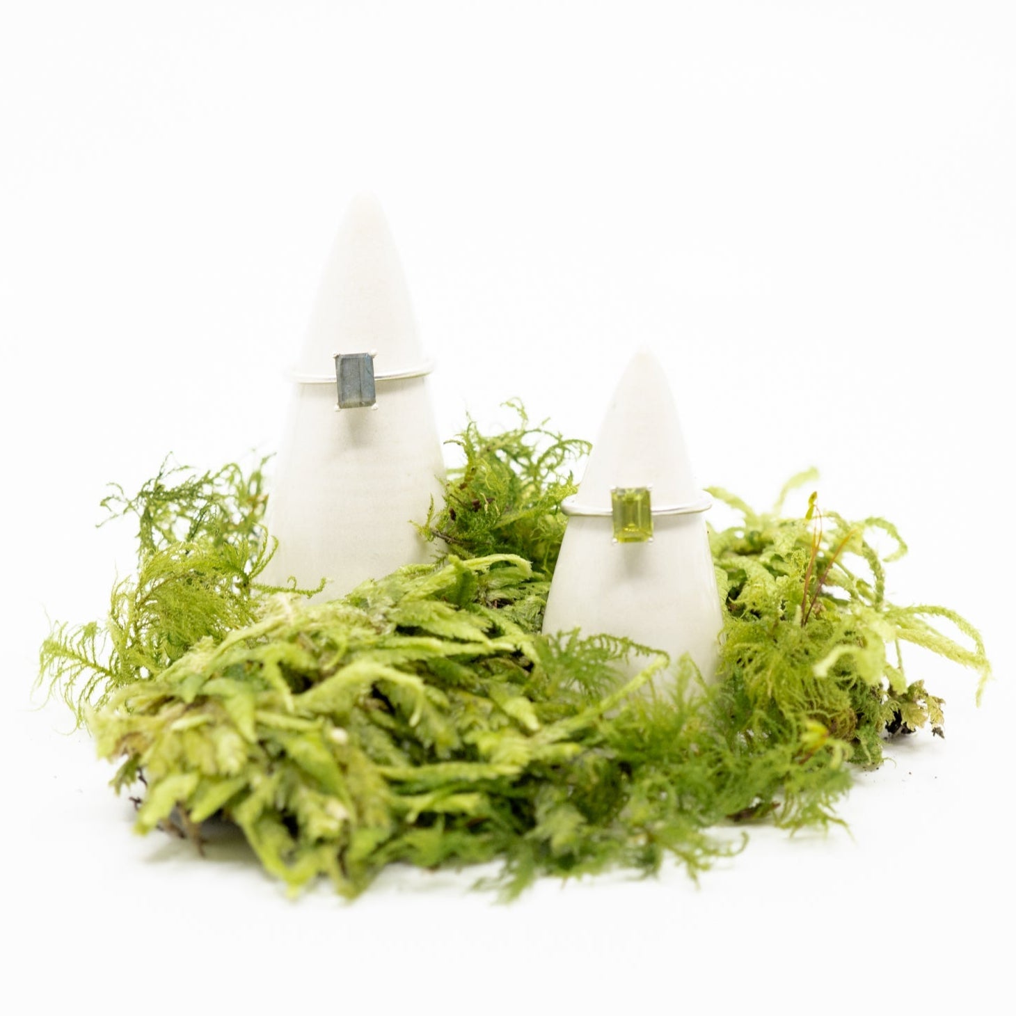 Ophelia Sterling Silver Ring - Peridot