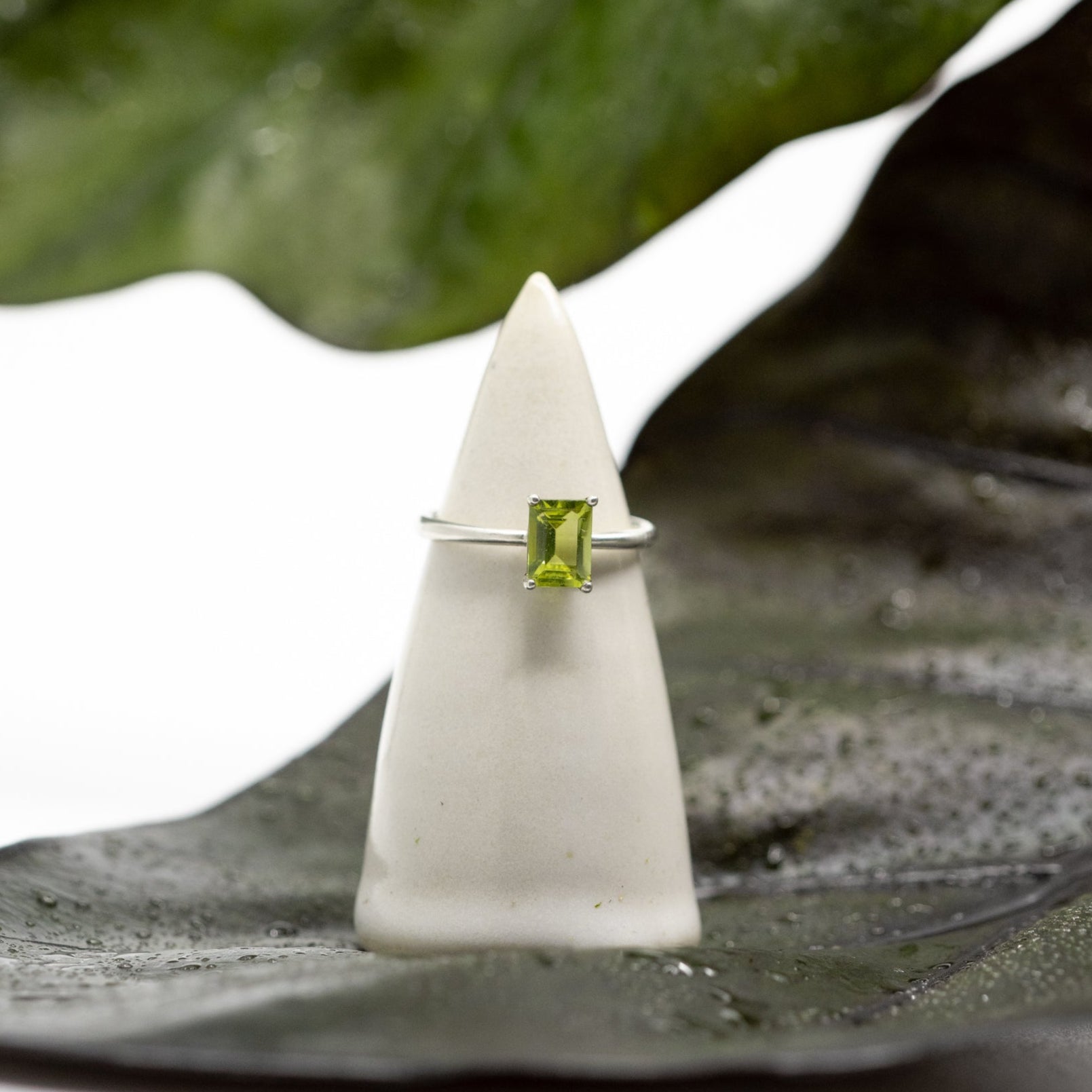 Ophelia Sterling Silver Ring - Peridot