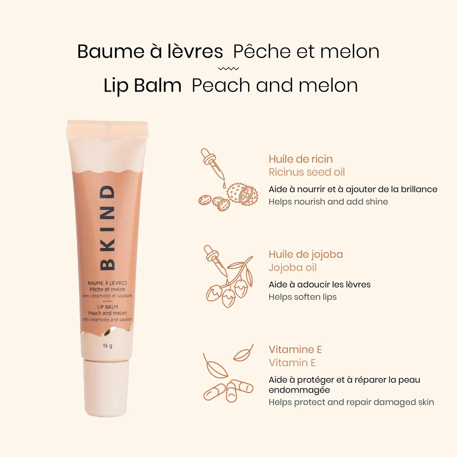 BKIND - Nourishing Ceramide Lip Balm