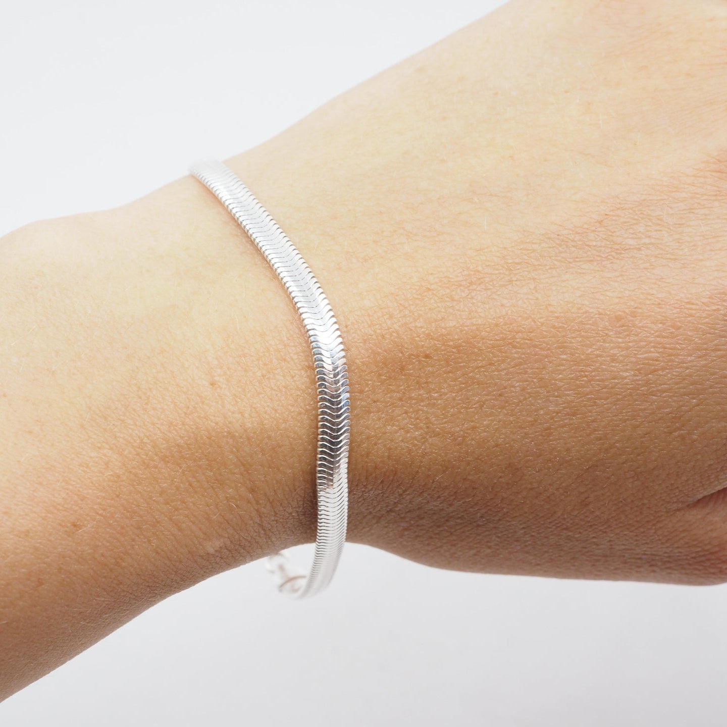 Sterling Silver Serpentine Bracelet