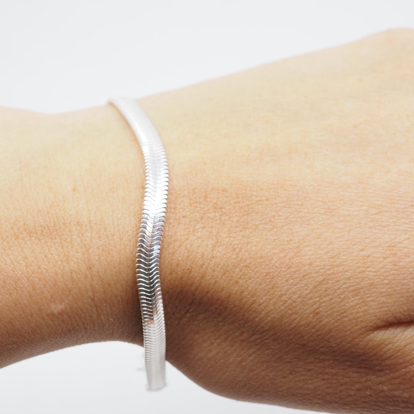 Sterling Silver Serpentine Bracelet