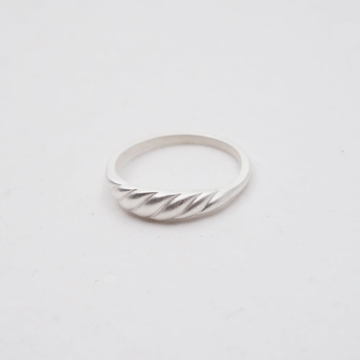 Meridian Signet Ring in Sterling Silver