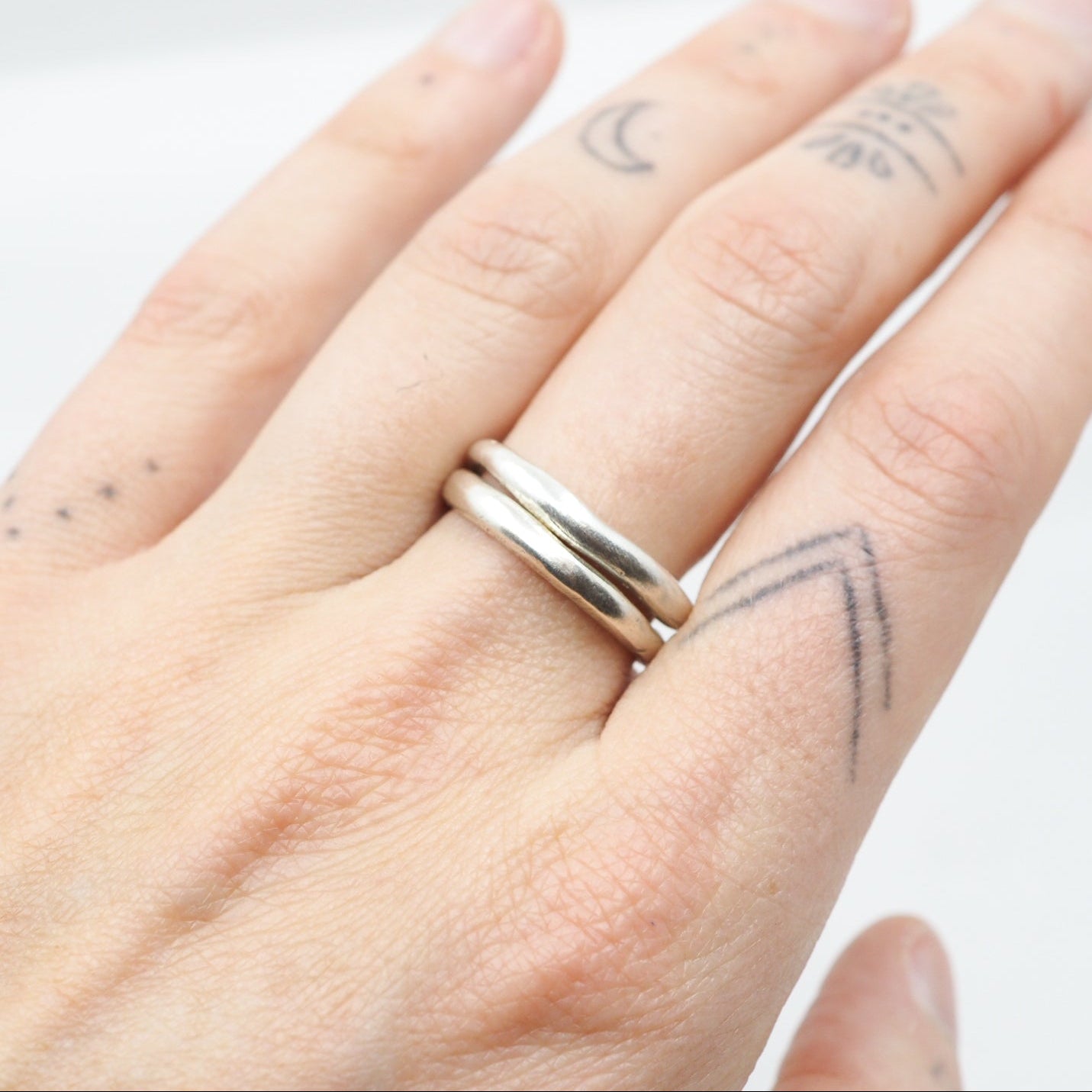 LFJ Sterling Silver Light Rain Ring