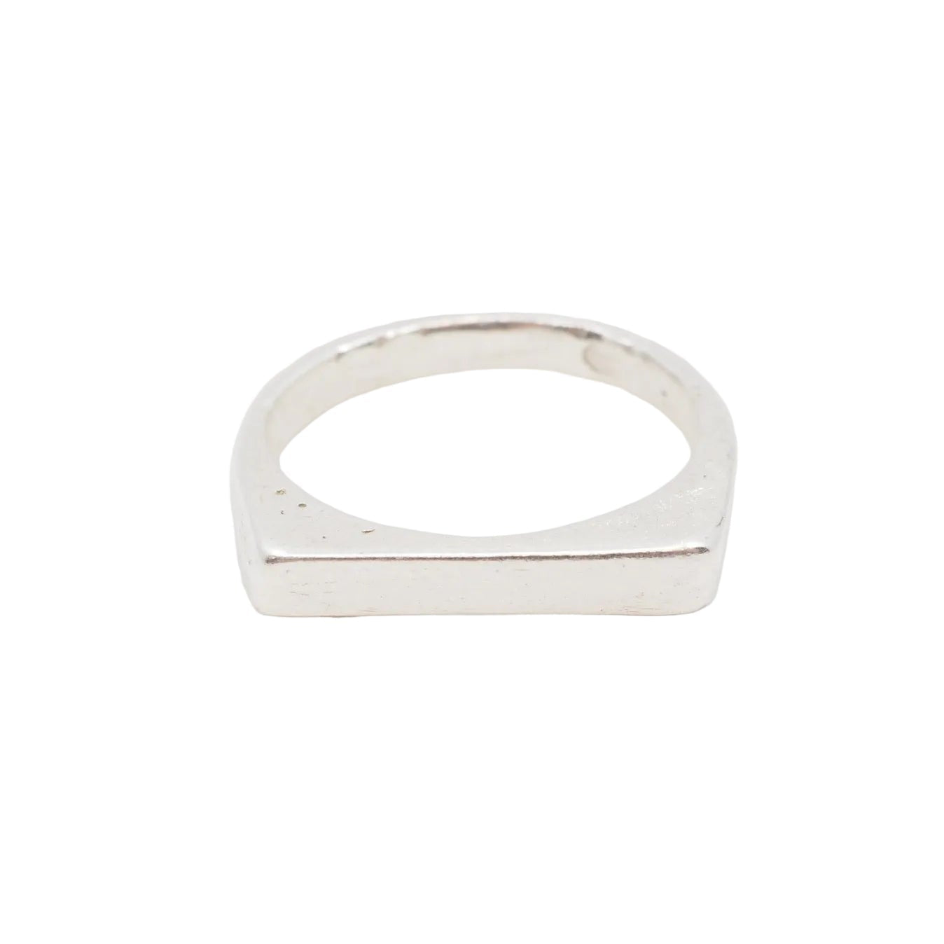 Sterling Silver Square Light Rain Ring