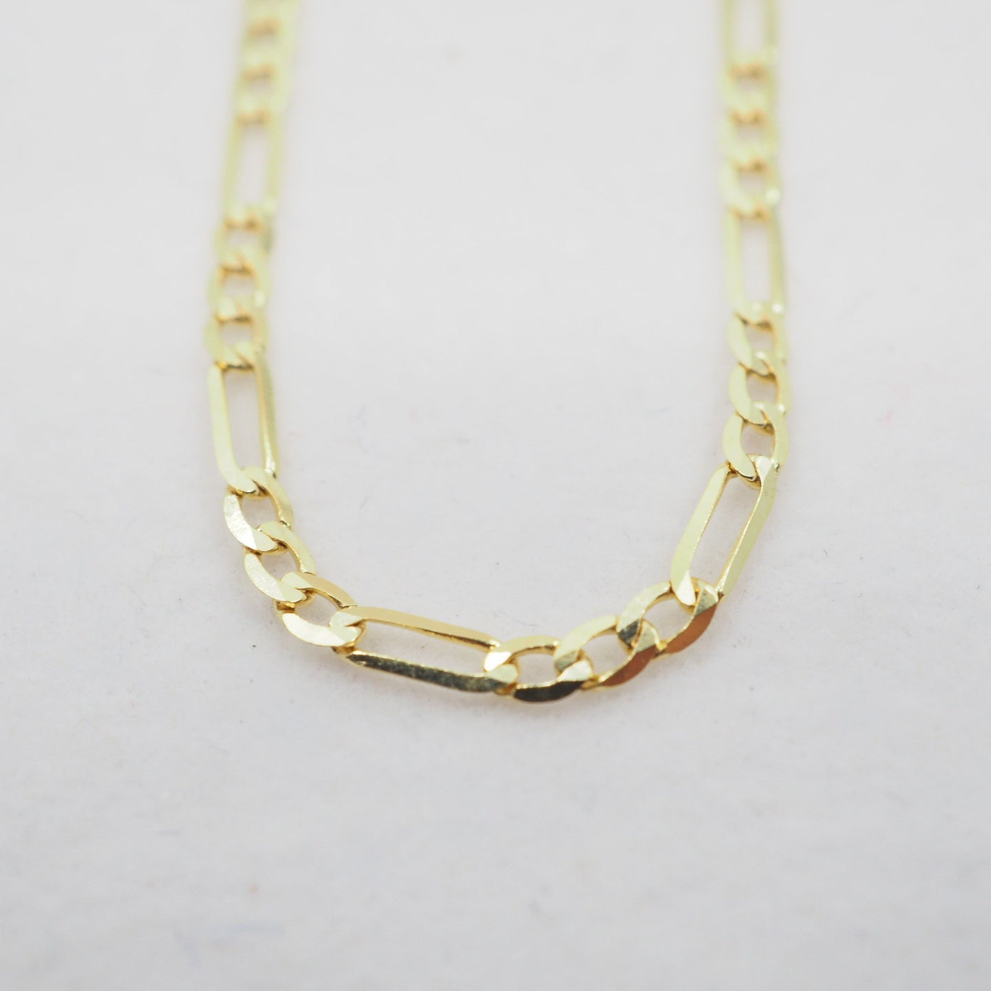 10k Gold Figaro Chain Necklace