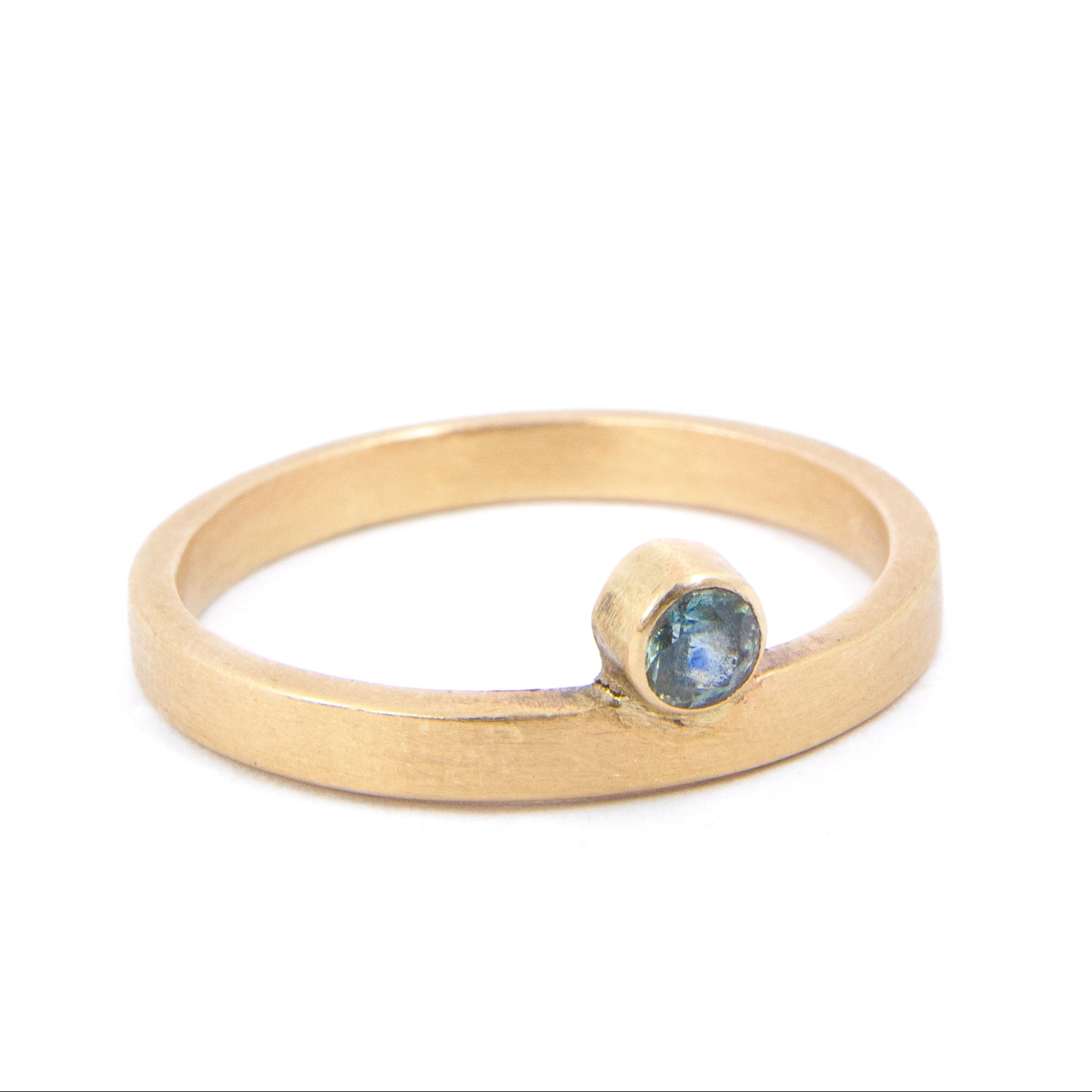 10k Gold Off-Set Ring - Set of 3