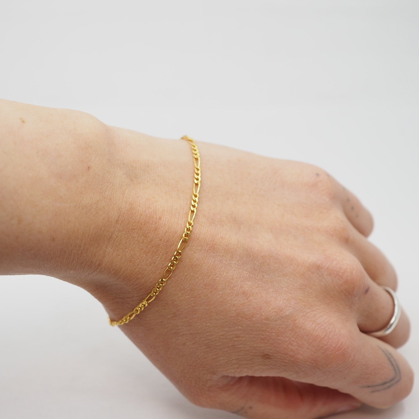 Figaro Chain Bracelet - Gold Fill