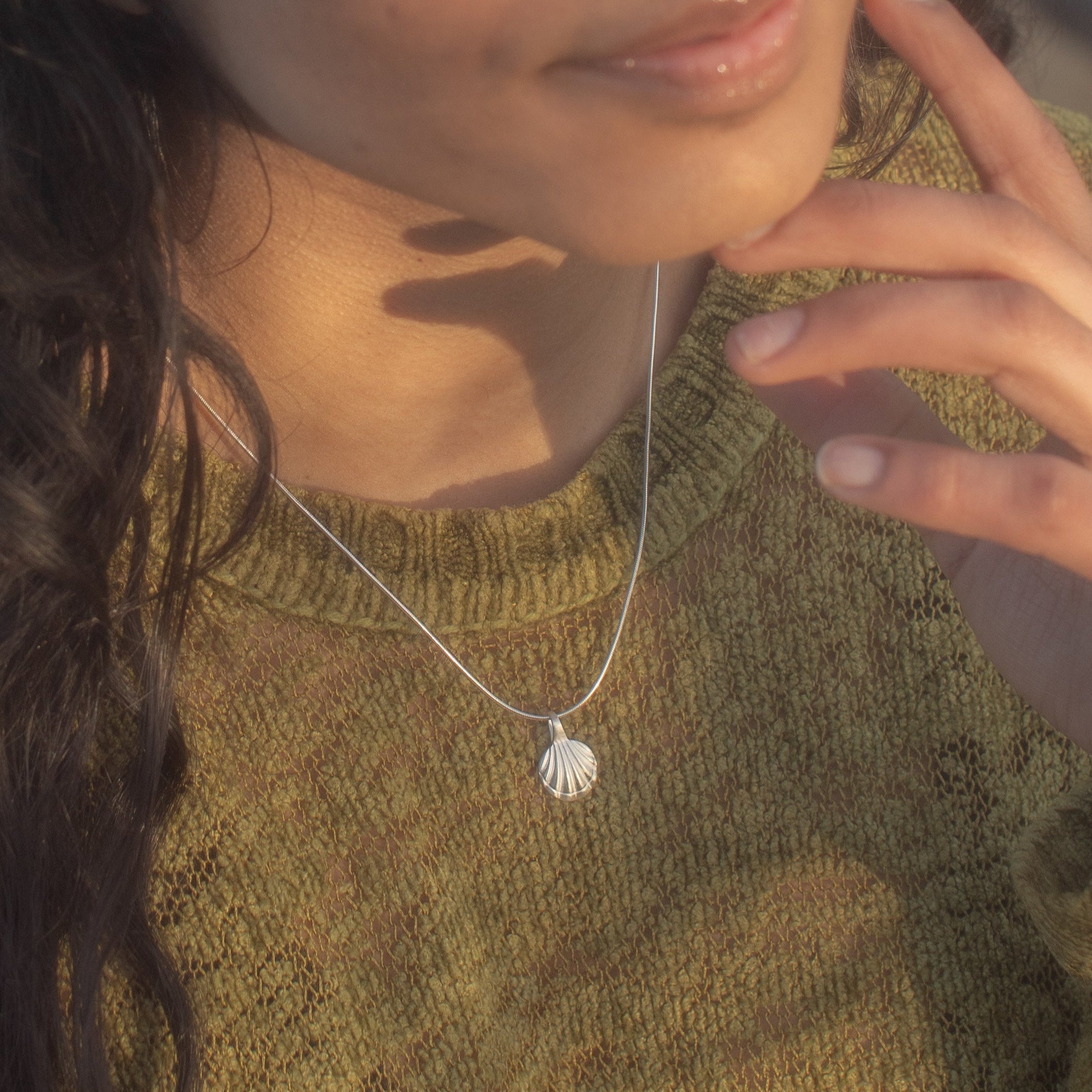 Sterling Silver Meridian Necklace