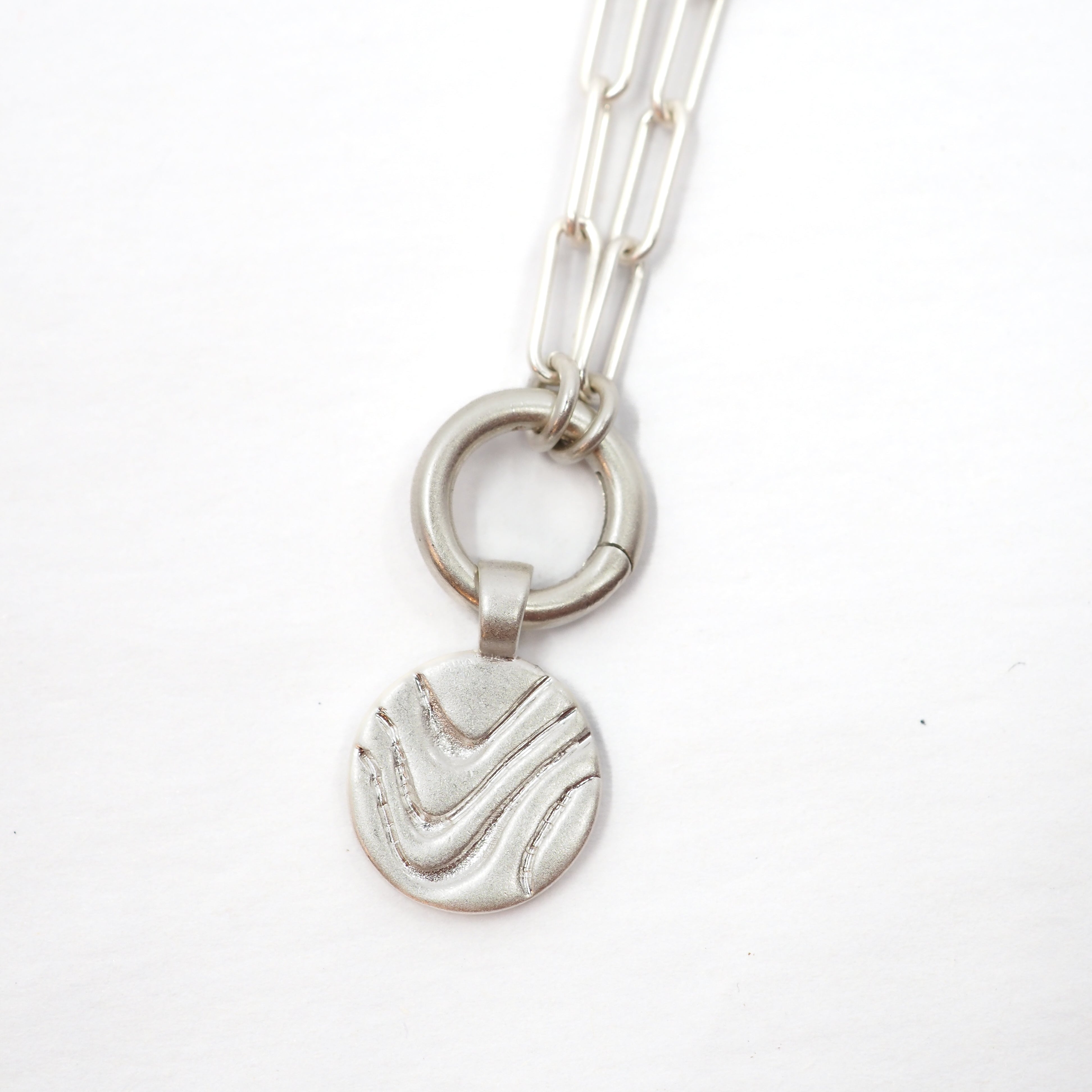 Moyeha Charm Pendant Necklace - Sterling Silver