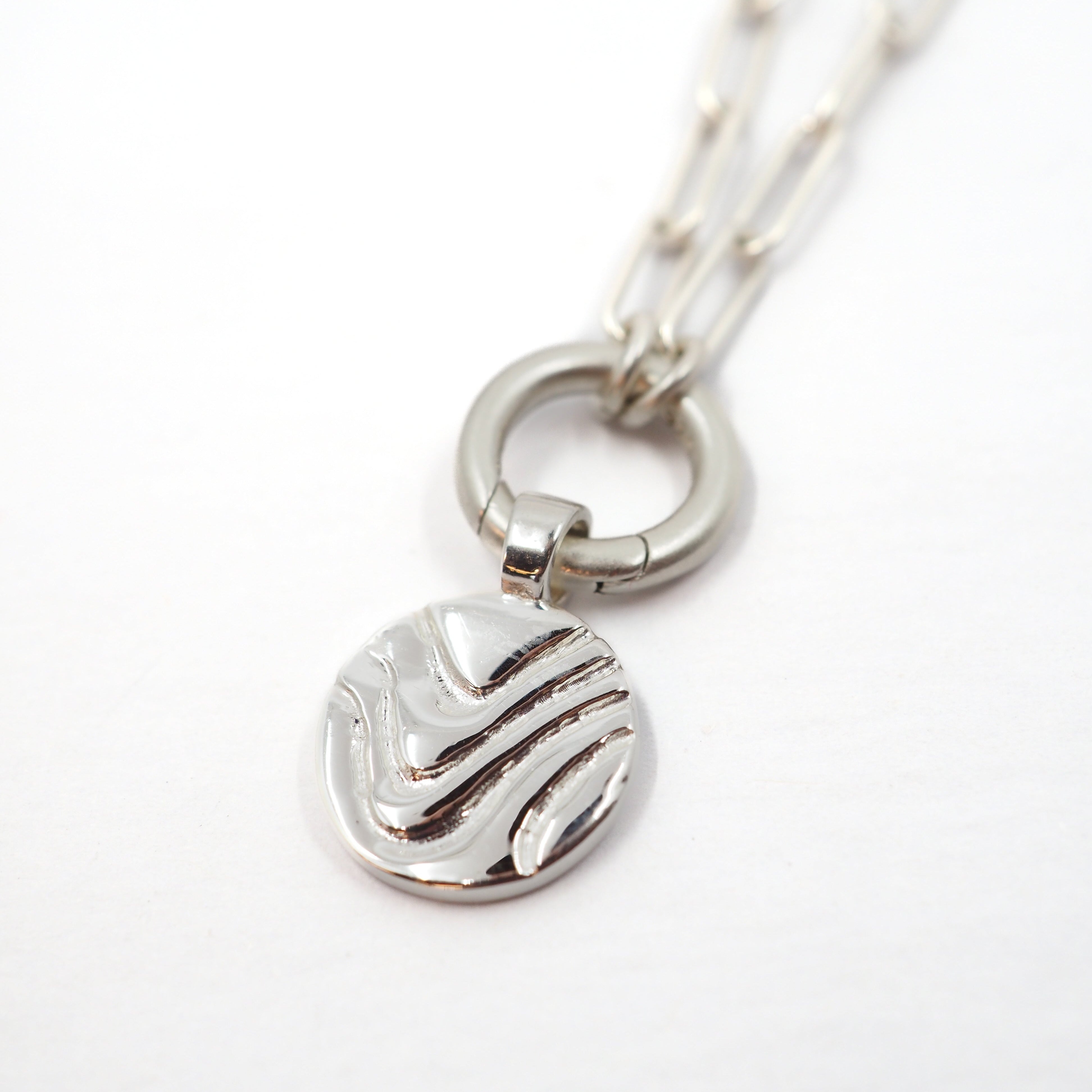 Moyeha Charm Pendant Necklace - Sterling Silver
