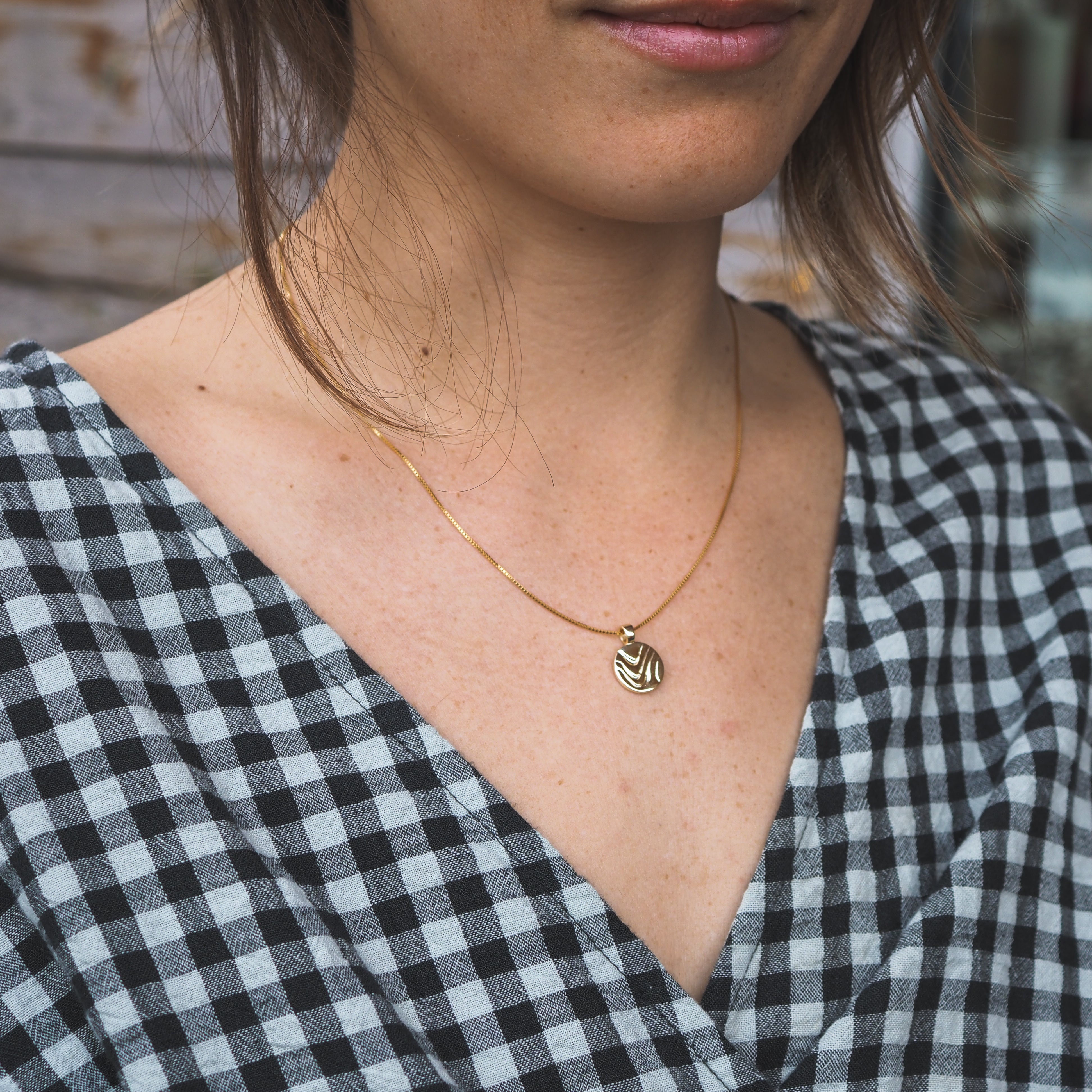 Moyeha Charm Necklace - Gold Plated