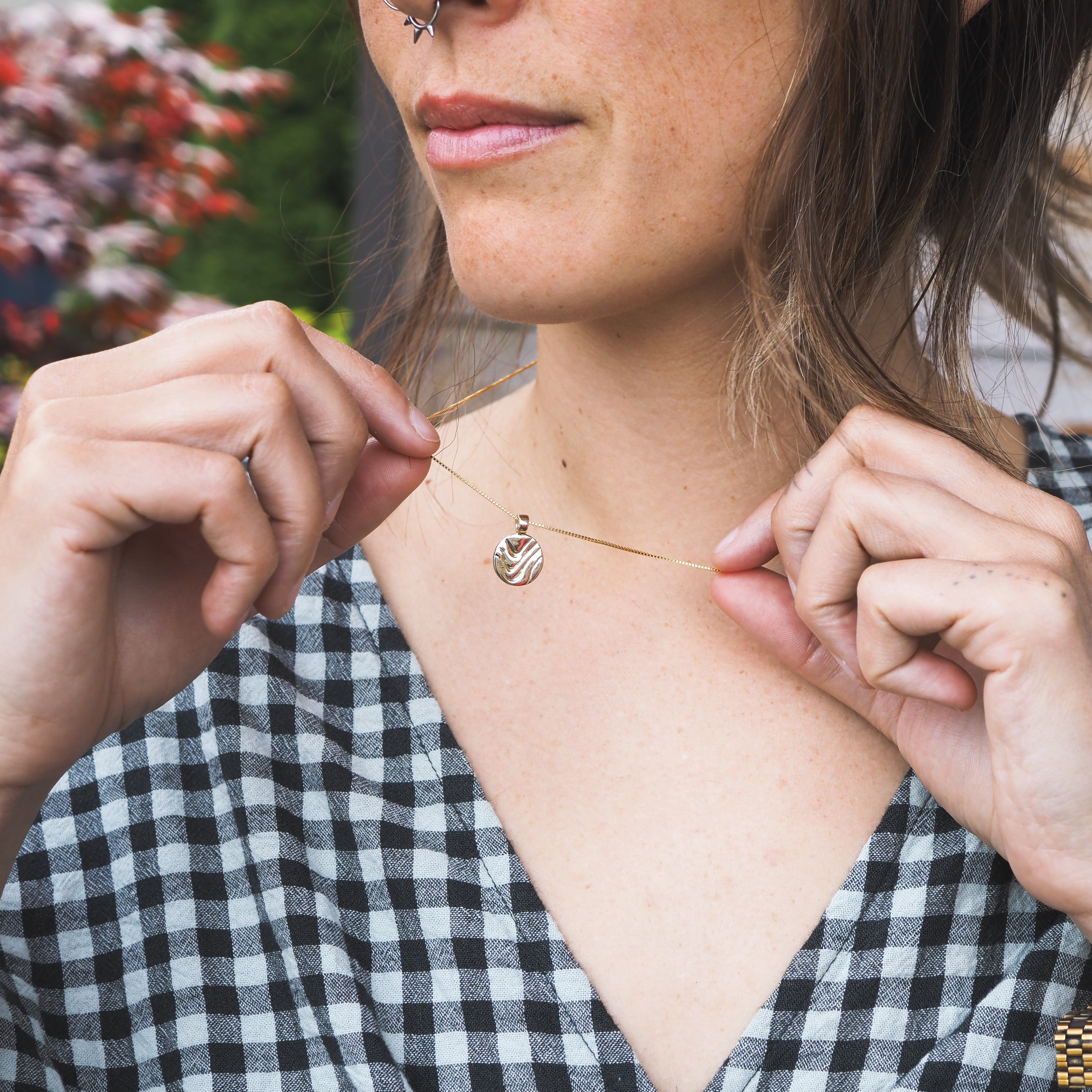 Moyeha Charm Necklace - Gold Plated