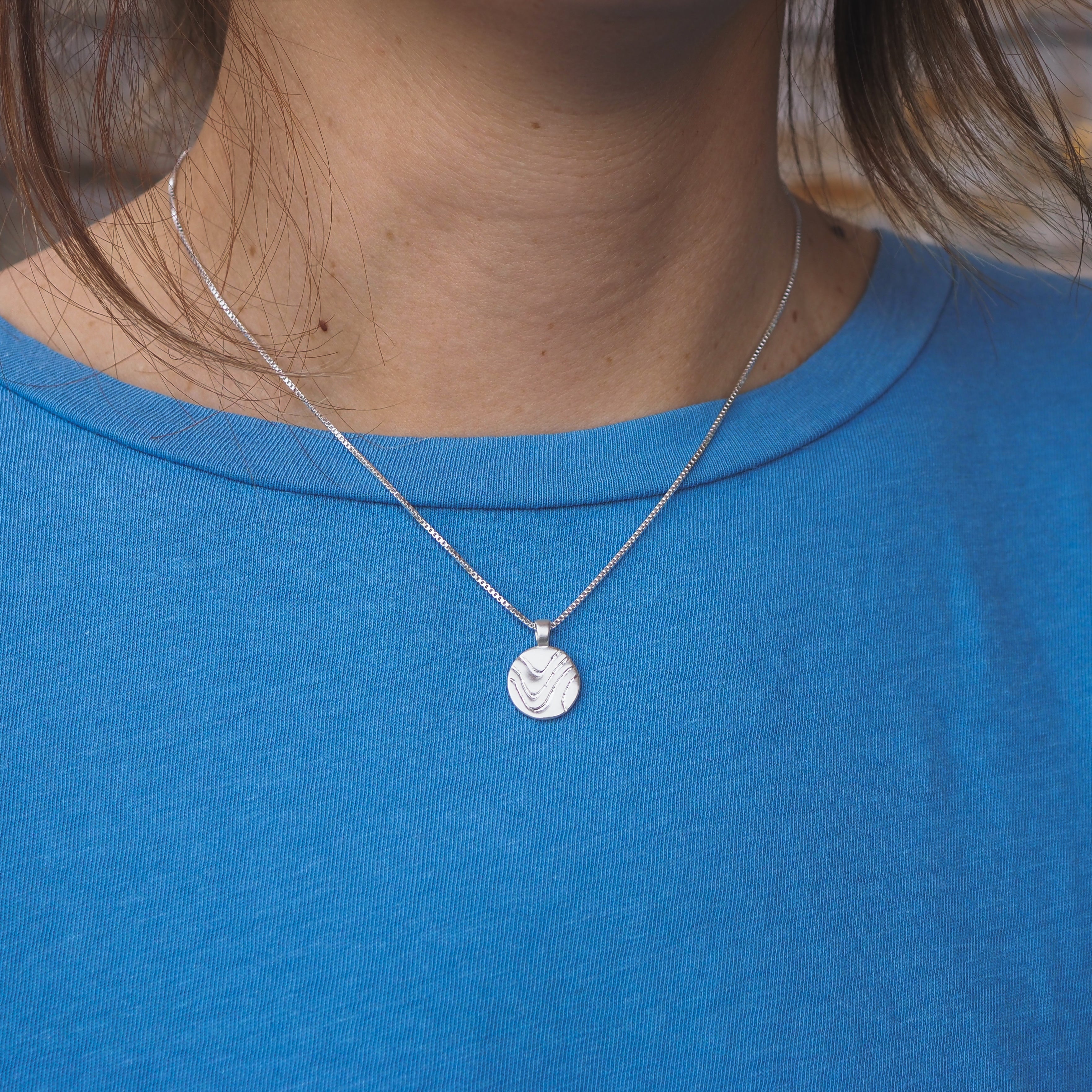 Moyeha Charm Pendant Necklace - Sterling Silver