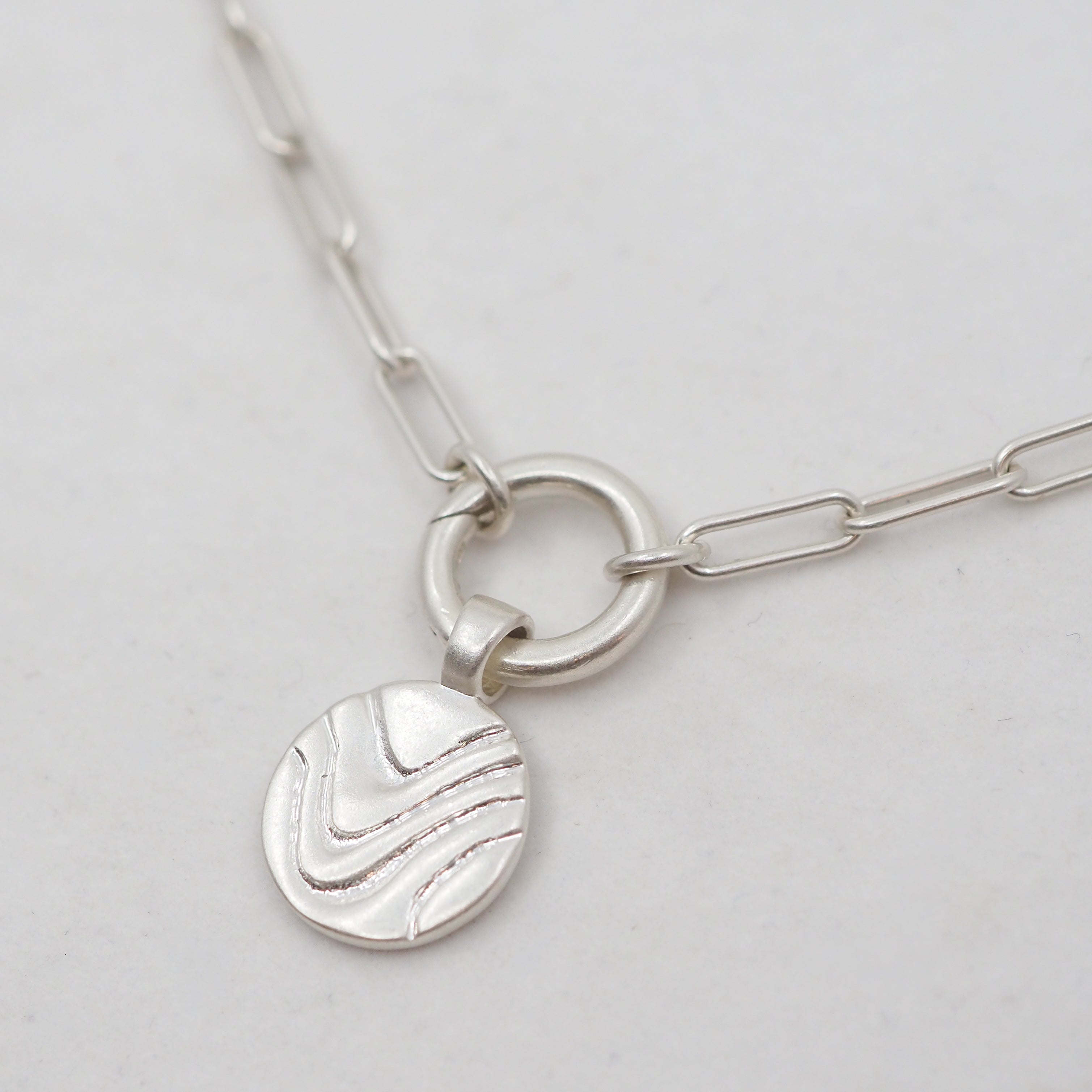 Moyeha Charm Pendant Necklace - Sterling Silver