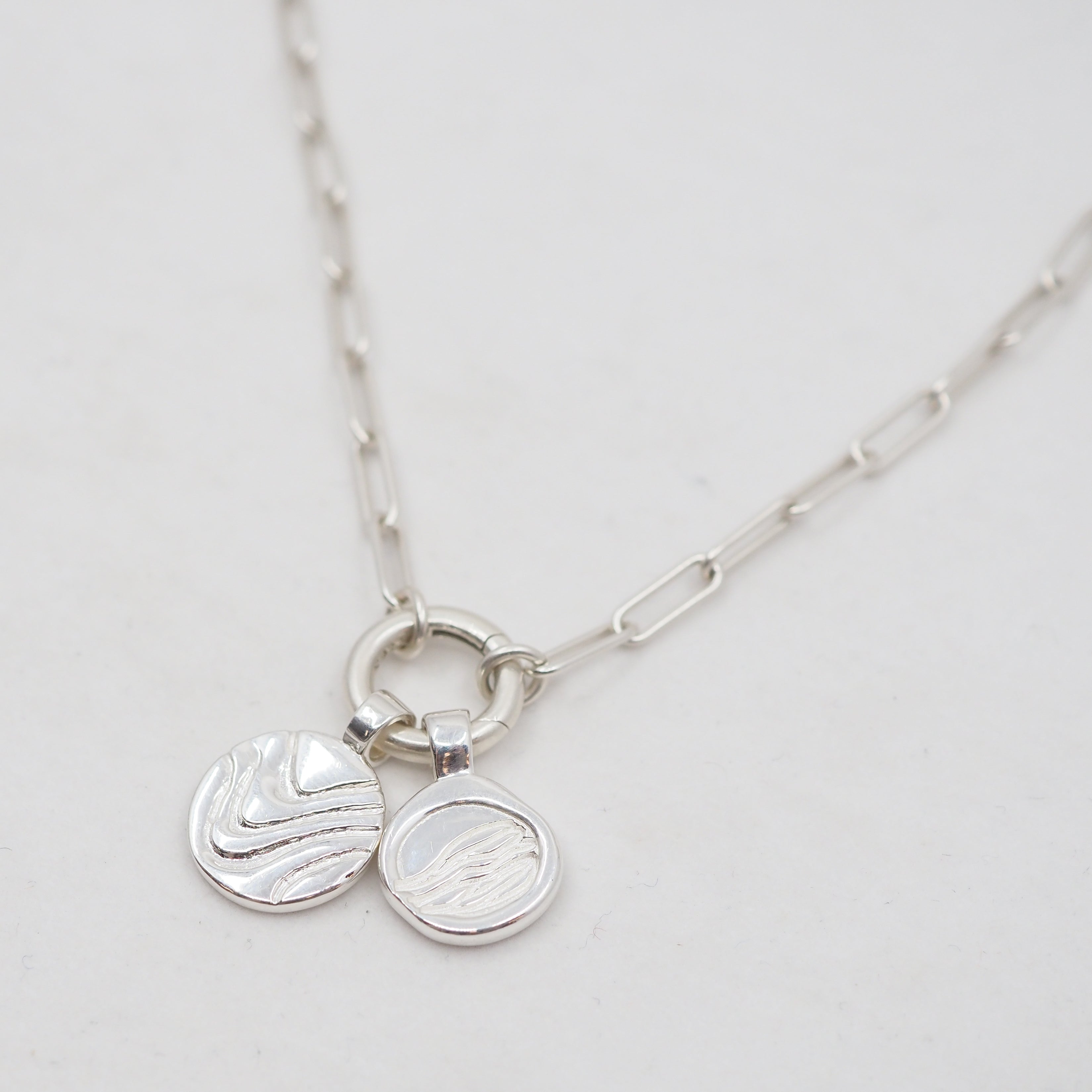 Moyeha Charm Pendant Necklace - Sterling Silver
