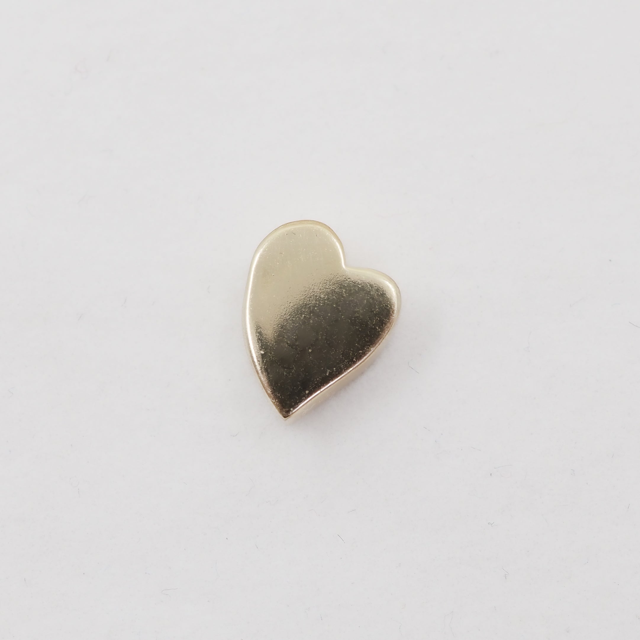 Heart Charm Pendant Necklace - Gold Plated