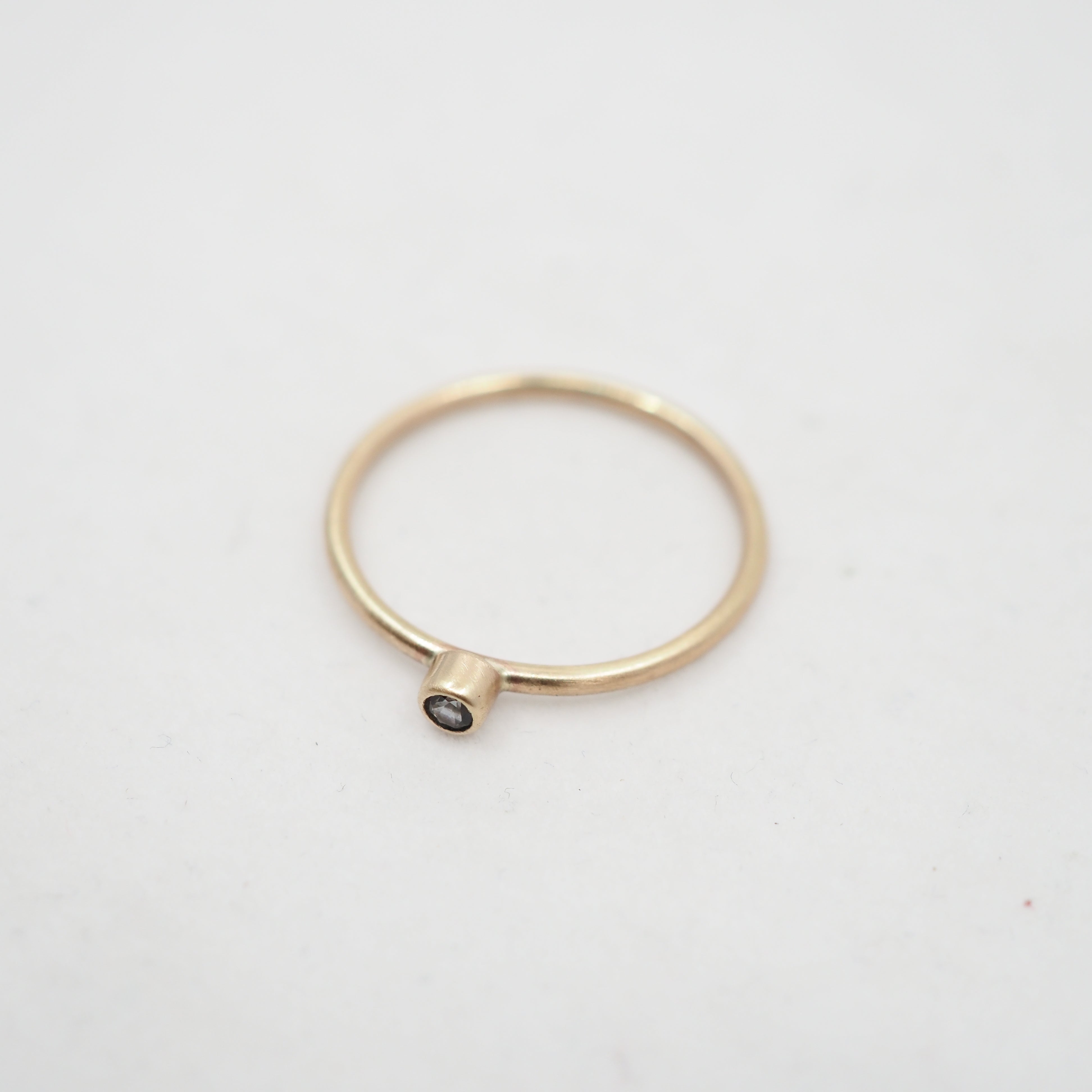 Mini Gemstone Rings - 10k Gold