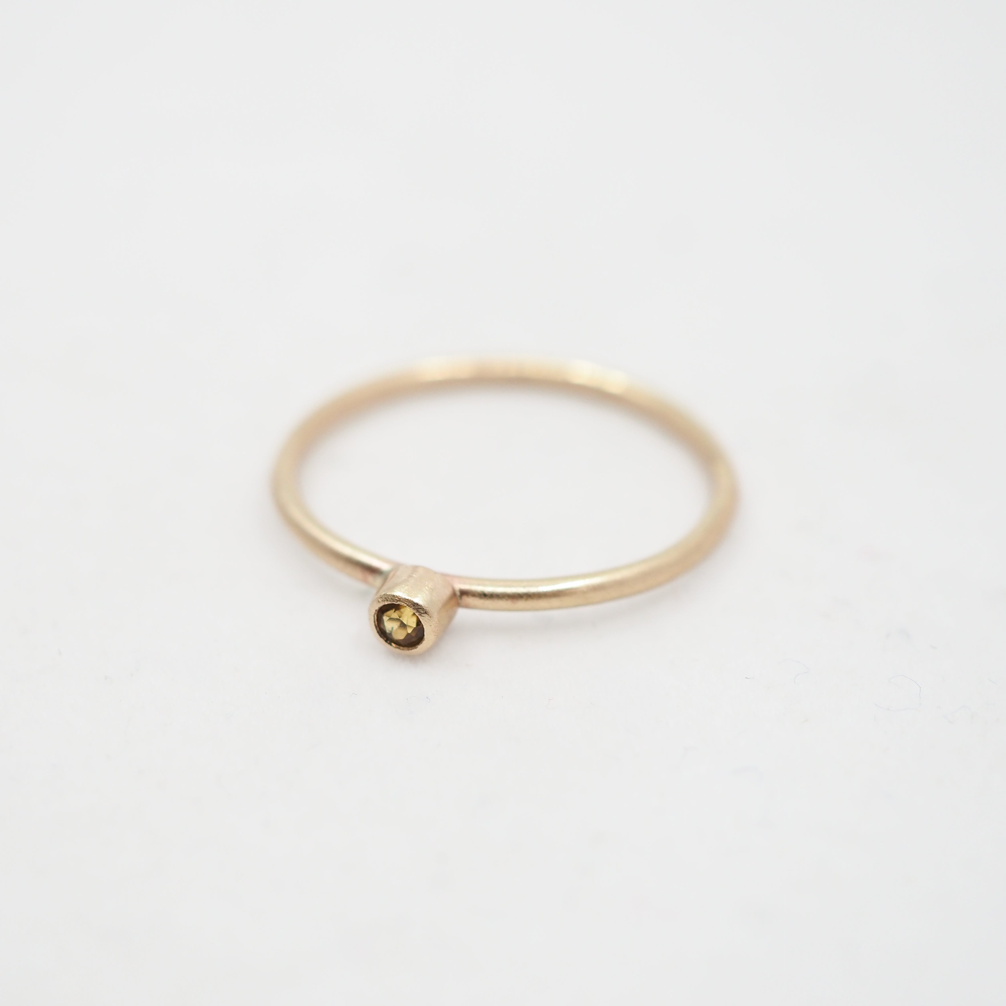 Mini Gemstone Rings - 10k Gold