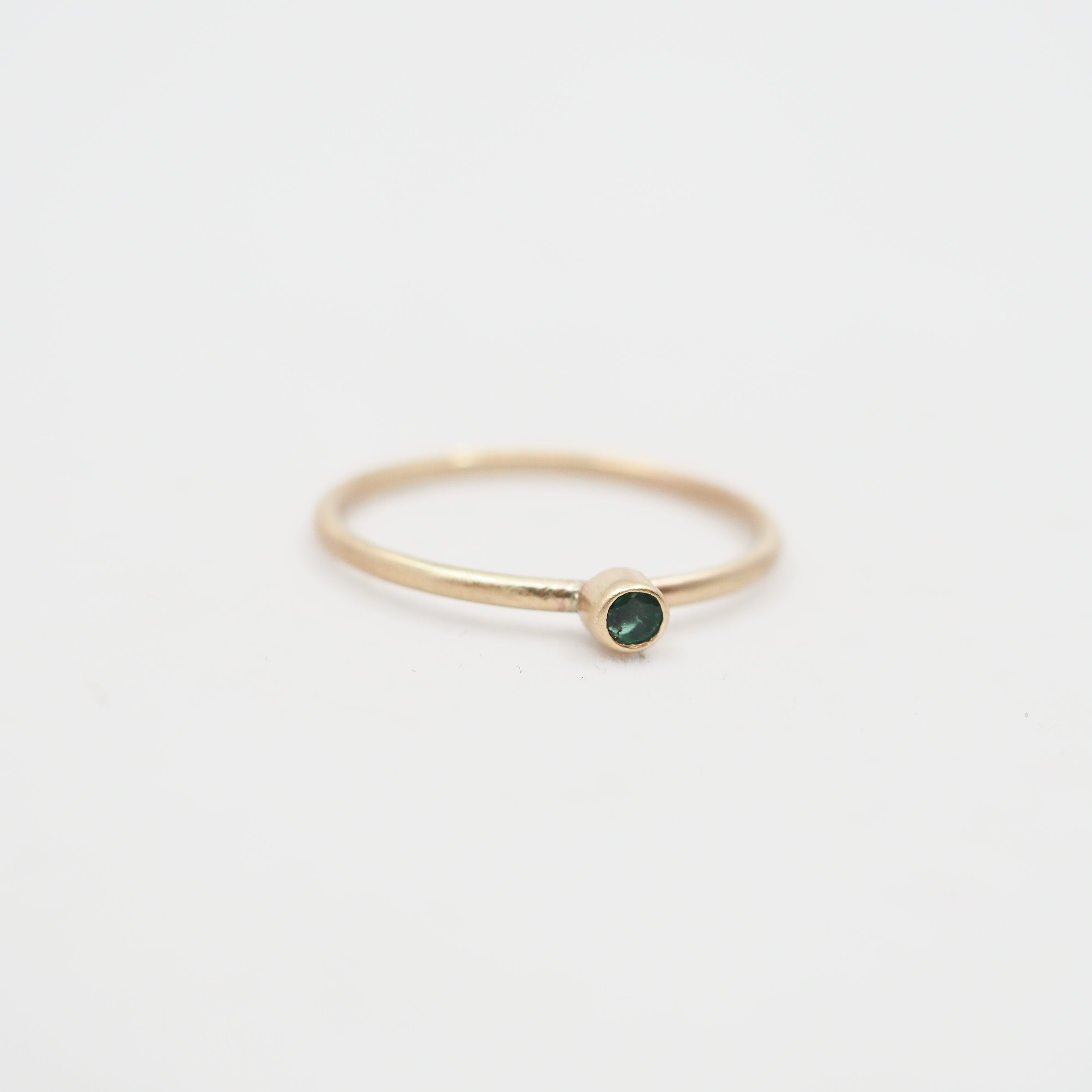 Mini Gemstone Rings - 10k Gold