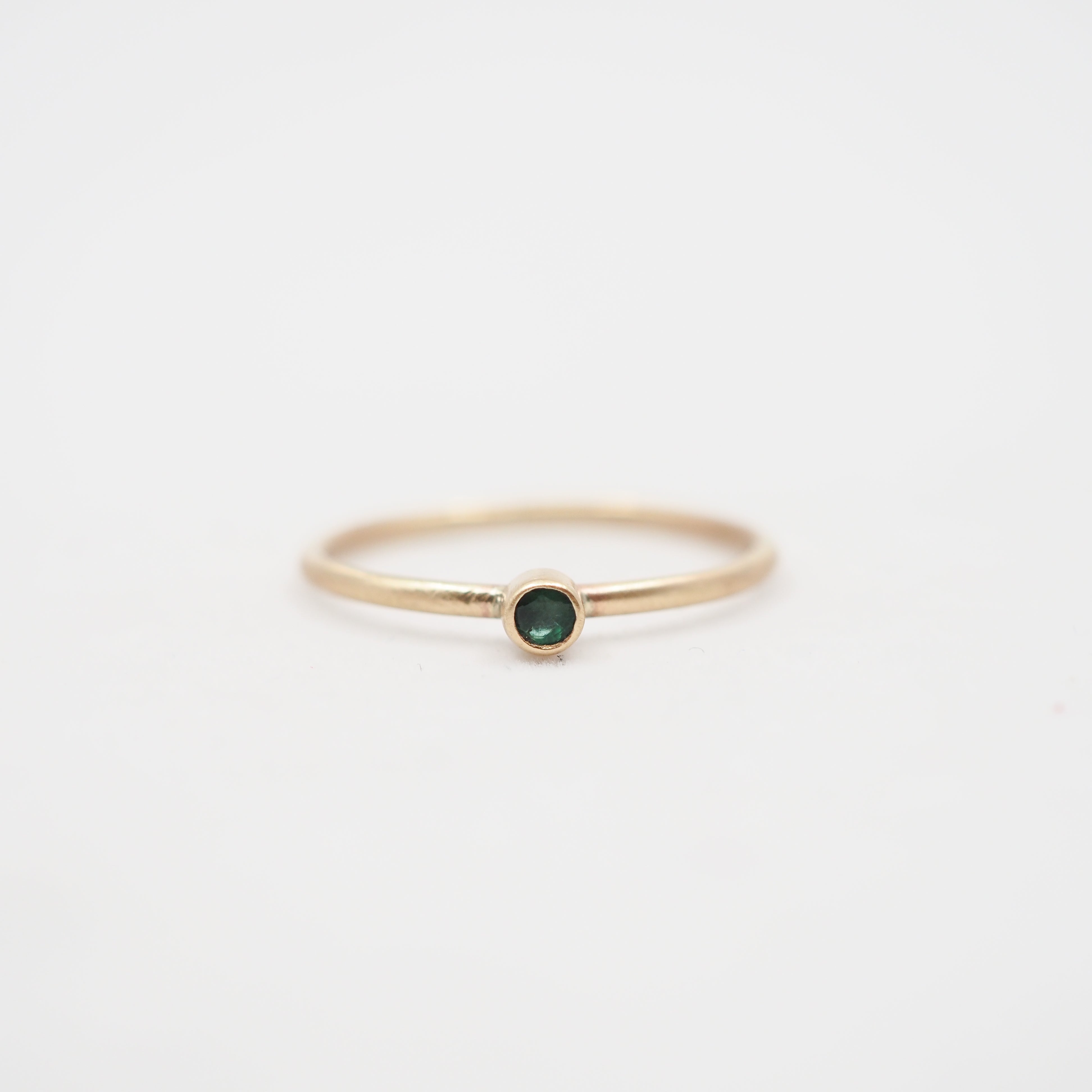 Mini Gemstone Rings - 10k Gold