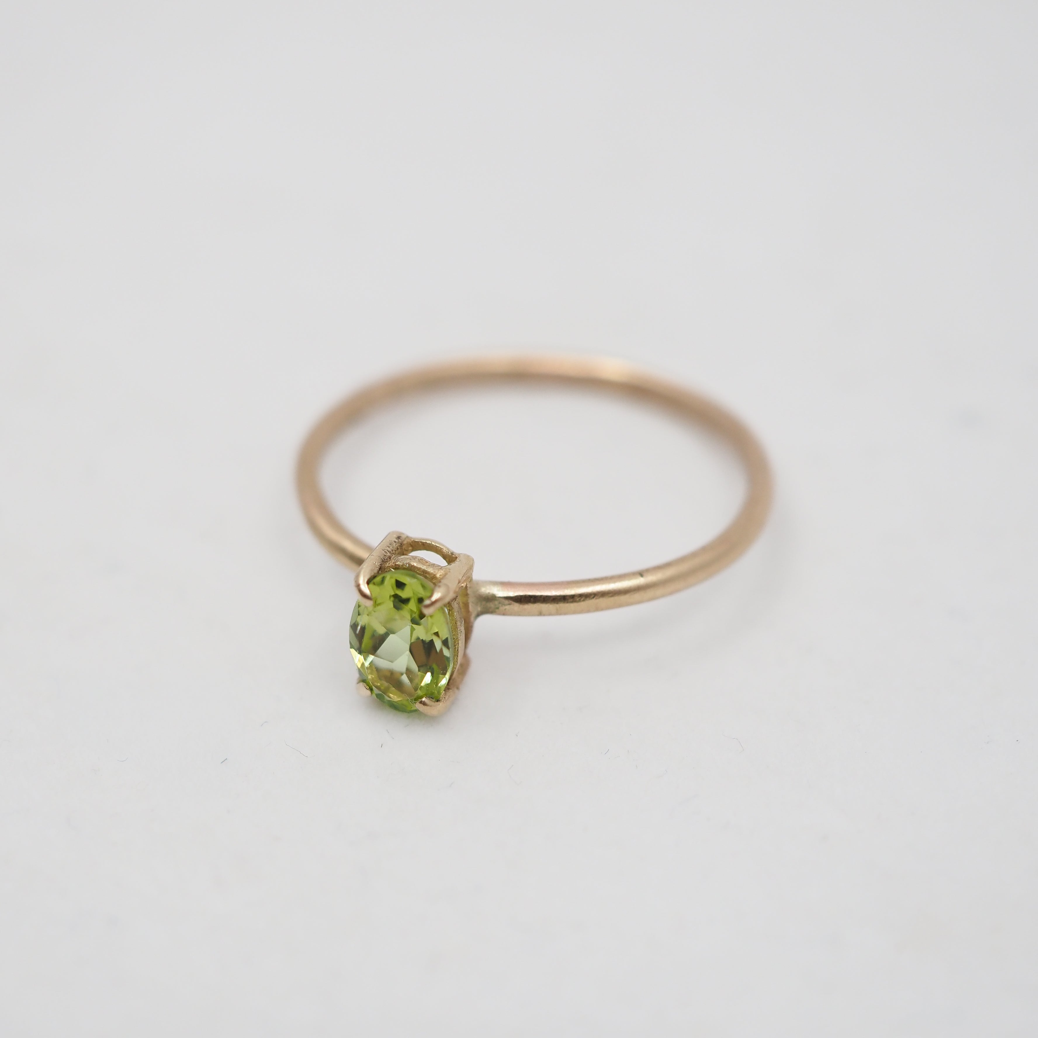 10k Gold Oval Sunlight Ring - North/South