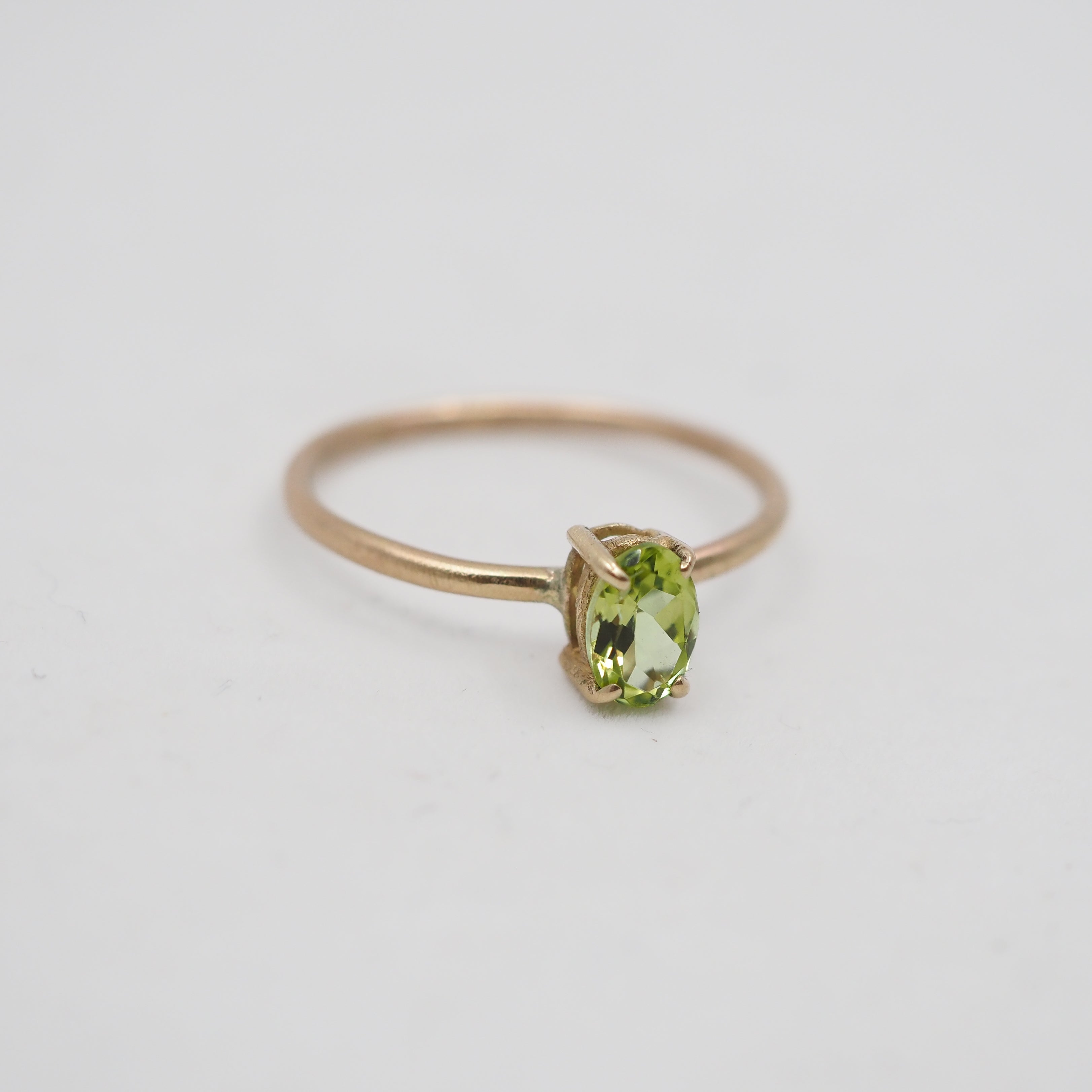 10k Gold Oval Sunlight Ring - North/South