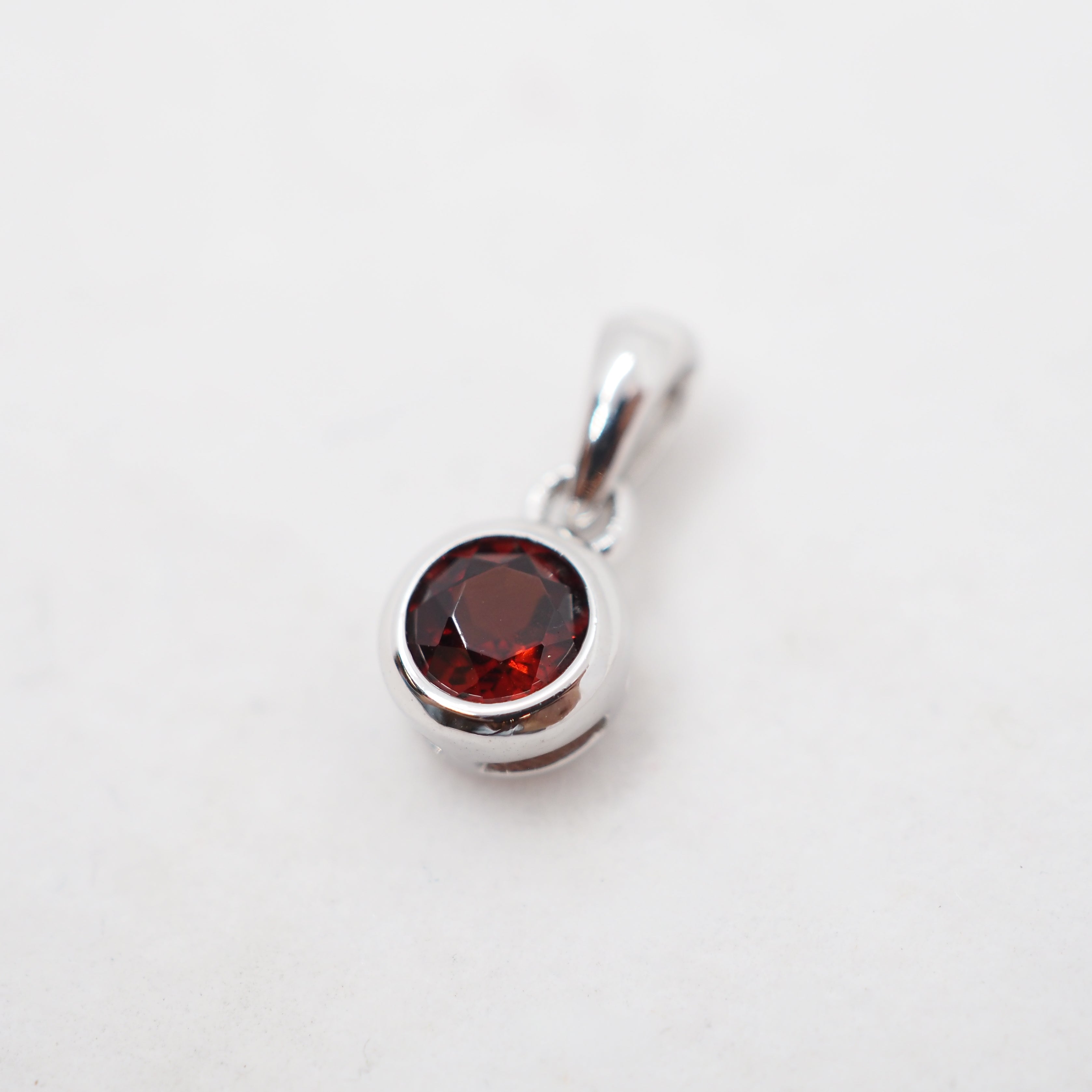 Birthstone Necklace - Sterling Silver