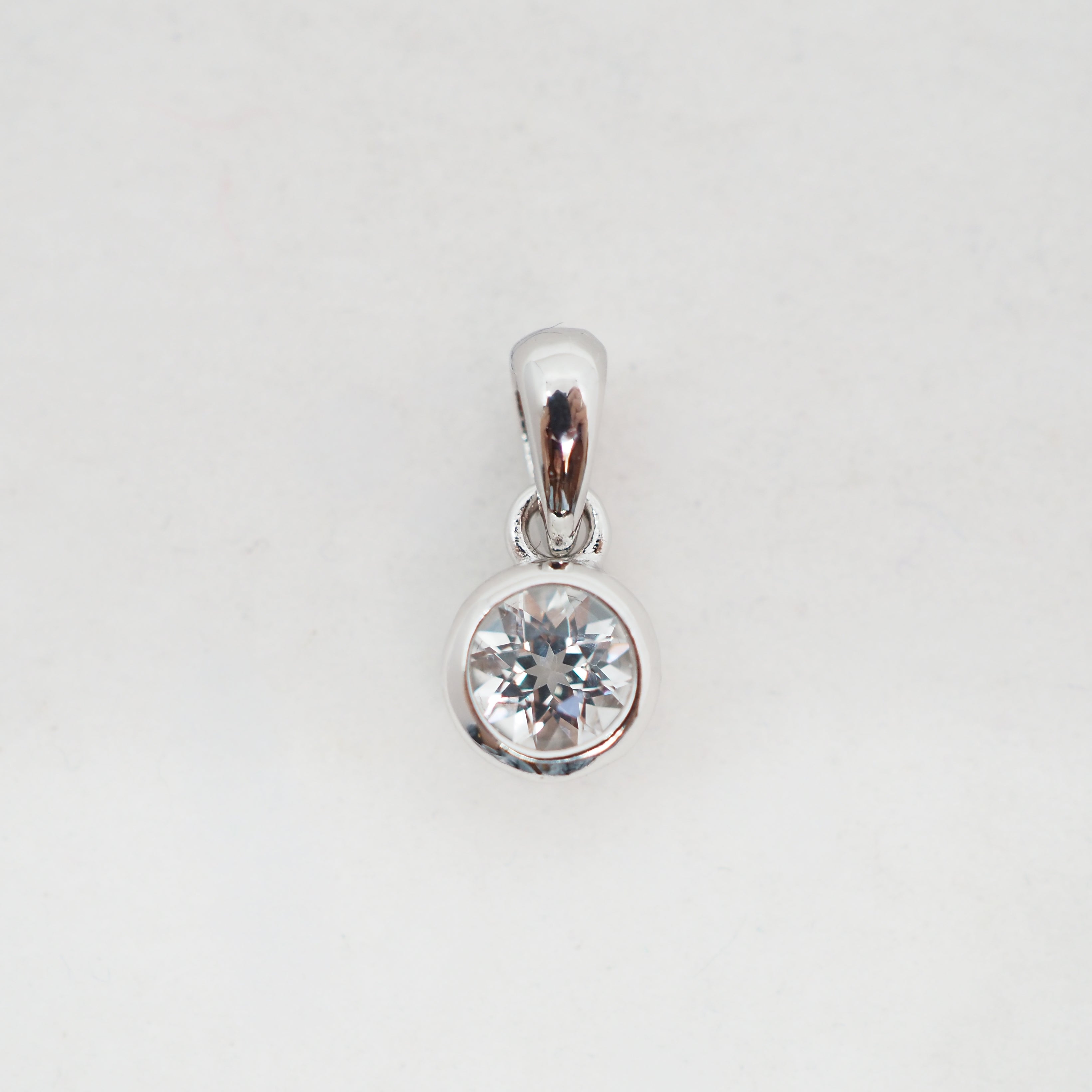 Birthstone Necklace - Sterling Silver