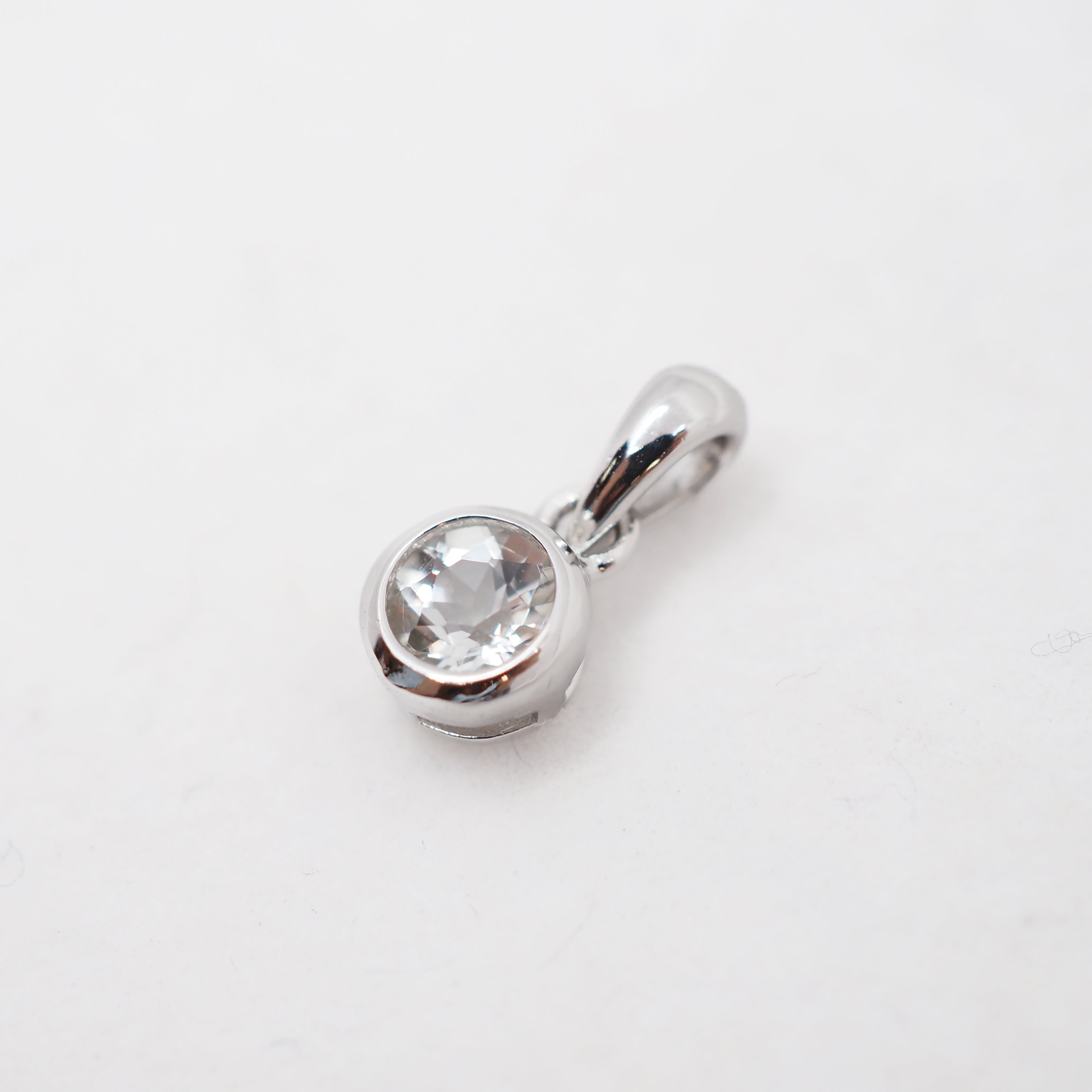 Birthstone Necklace - Sterling Silver