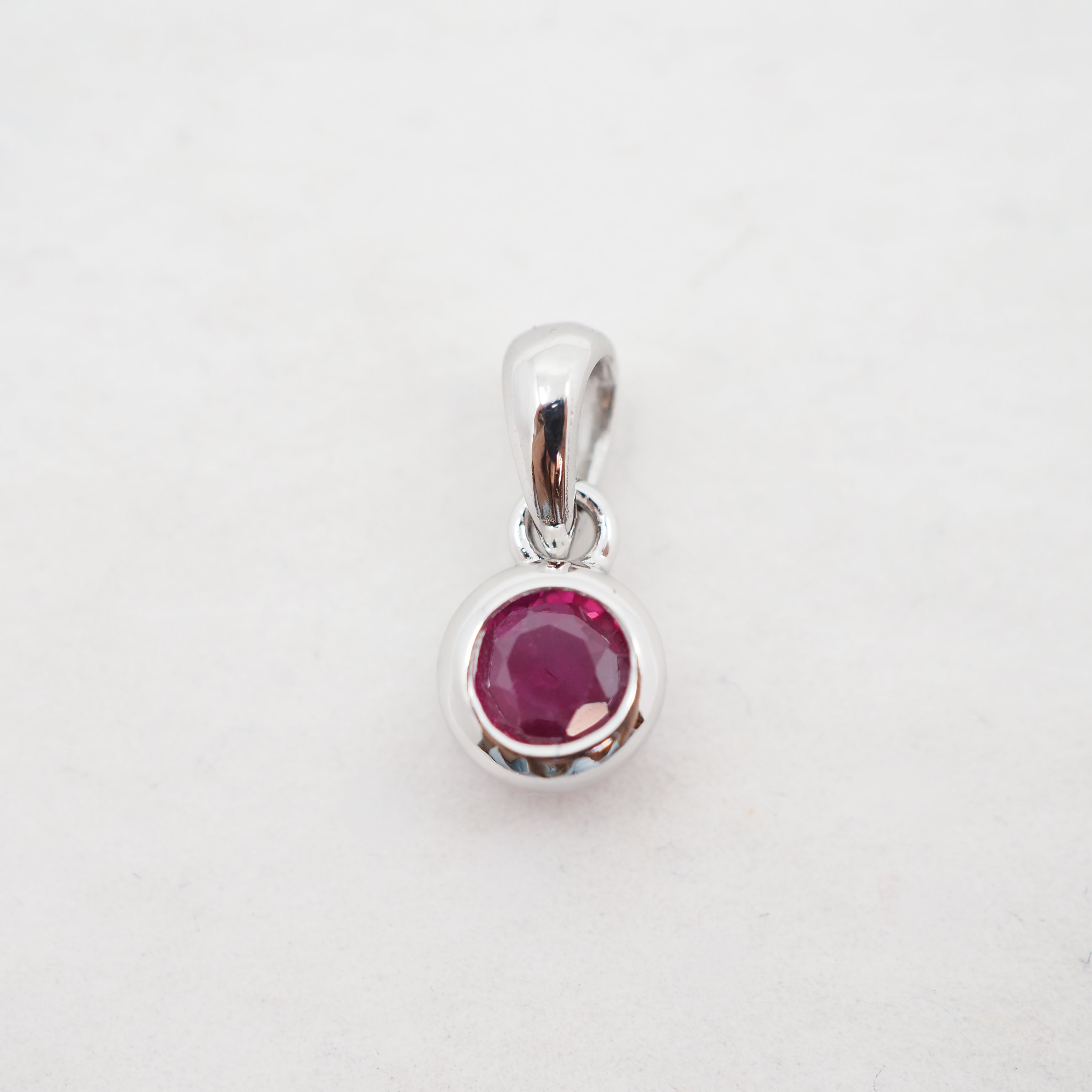 Birthstone Necklace - Sterling Silver