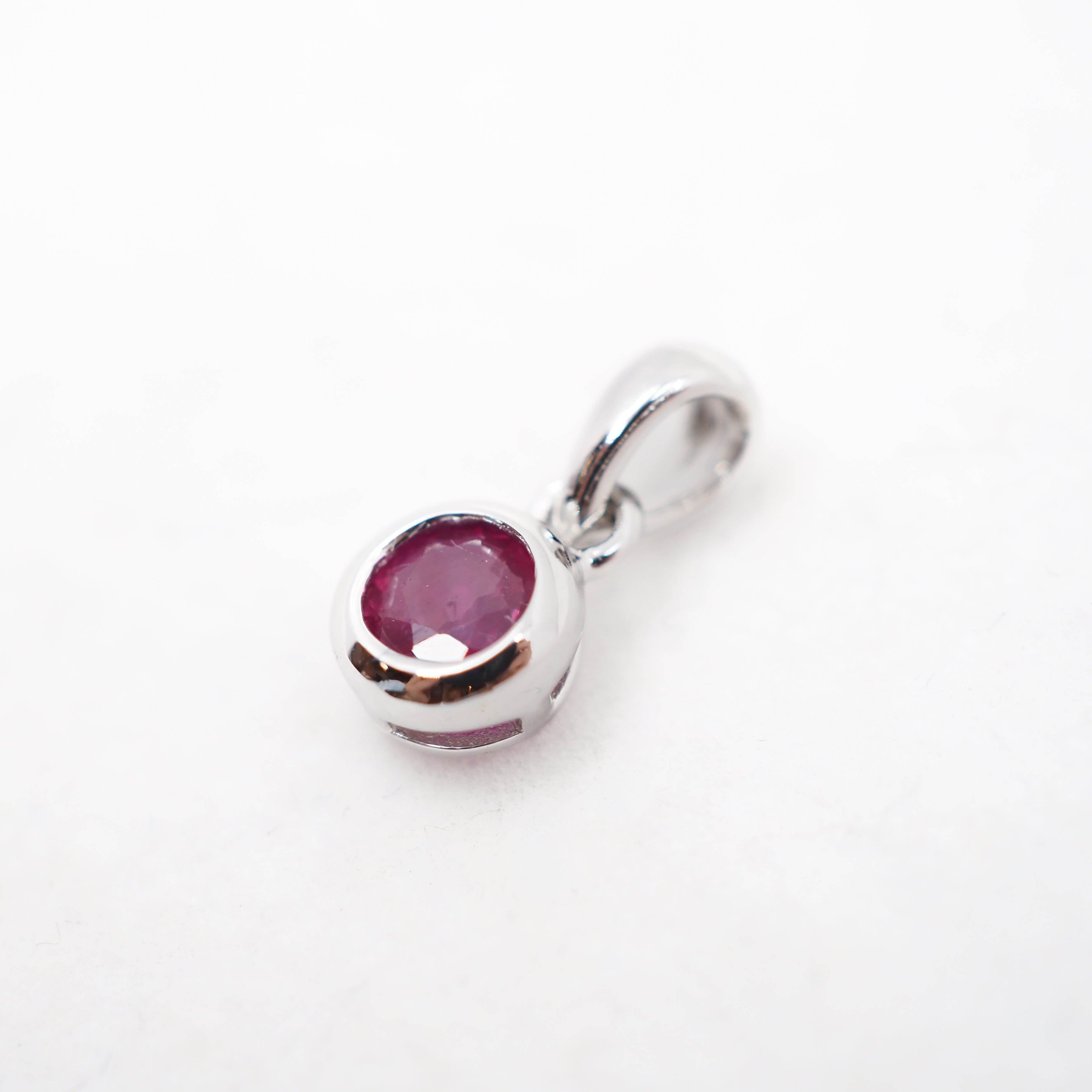 Birthstone Necklace - Sterling Silver