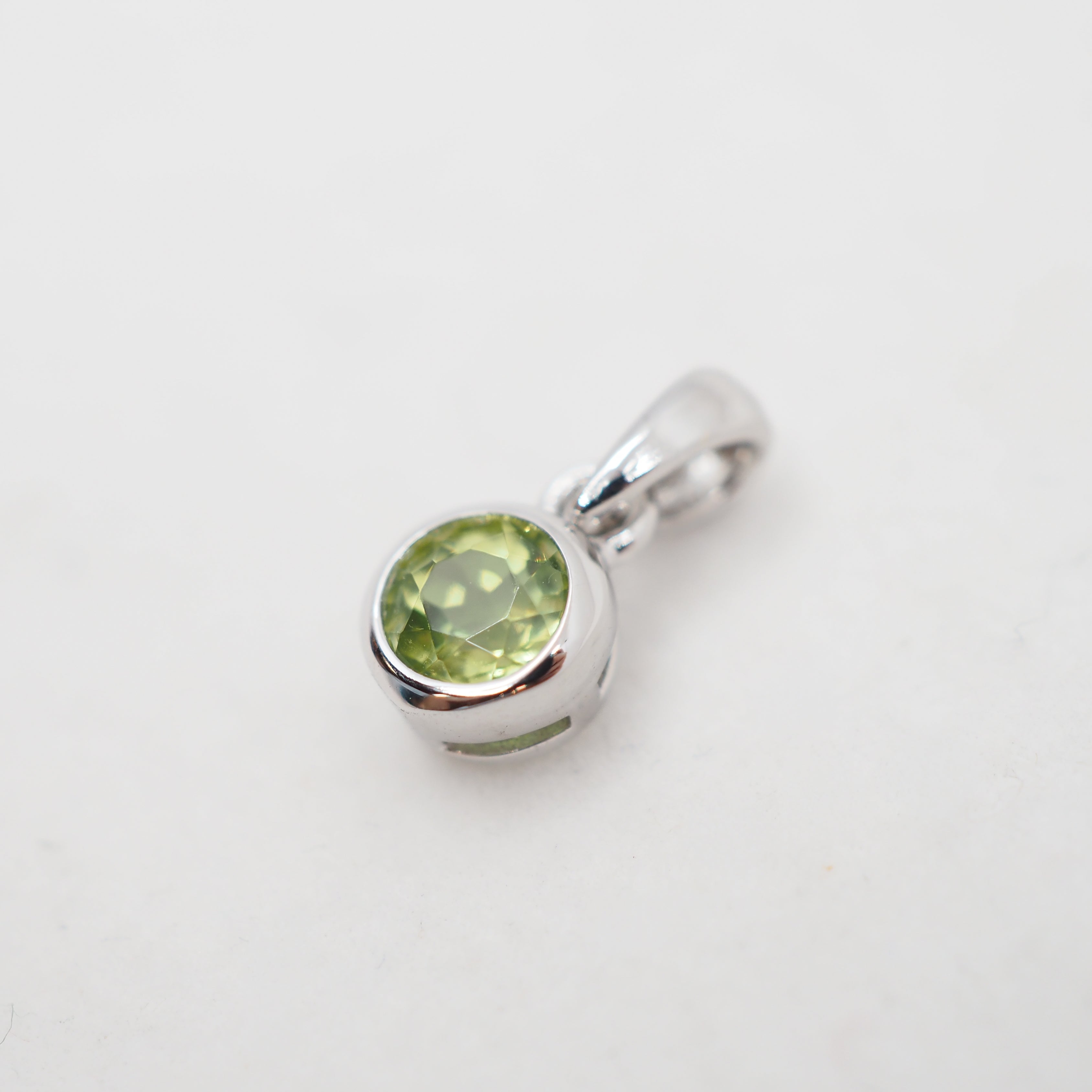 Birthstone Necklace - Sterling Silver