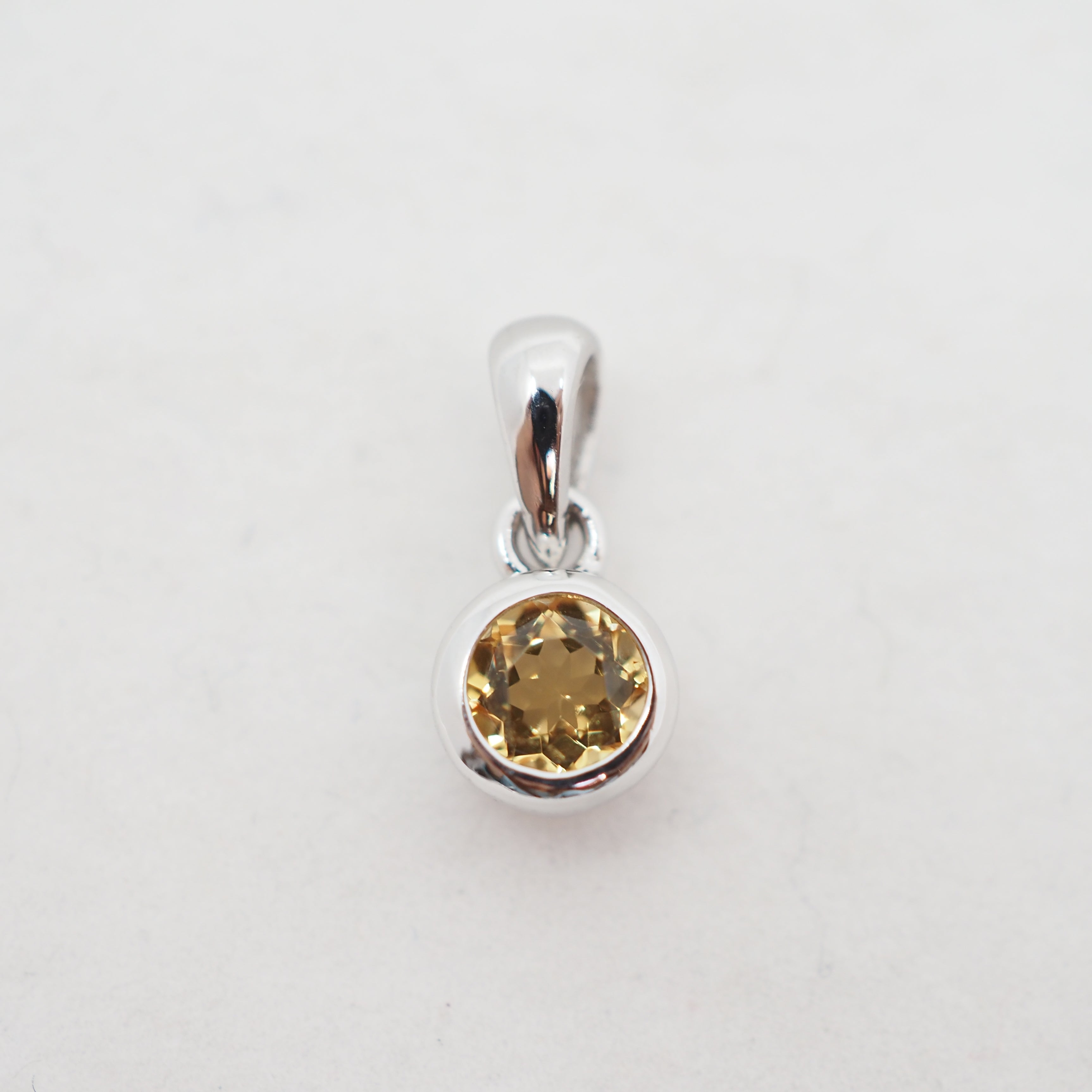 Birthstone Necklace - Sterling Silver