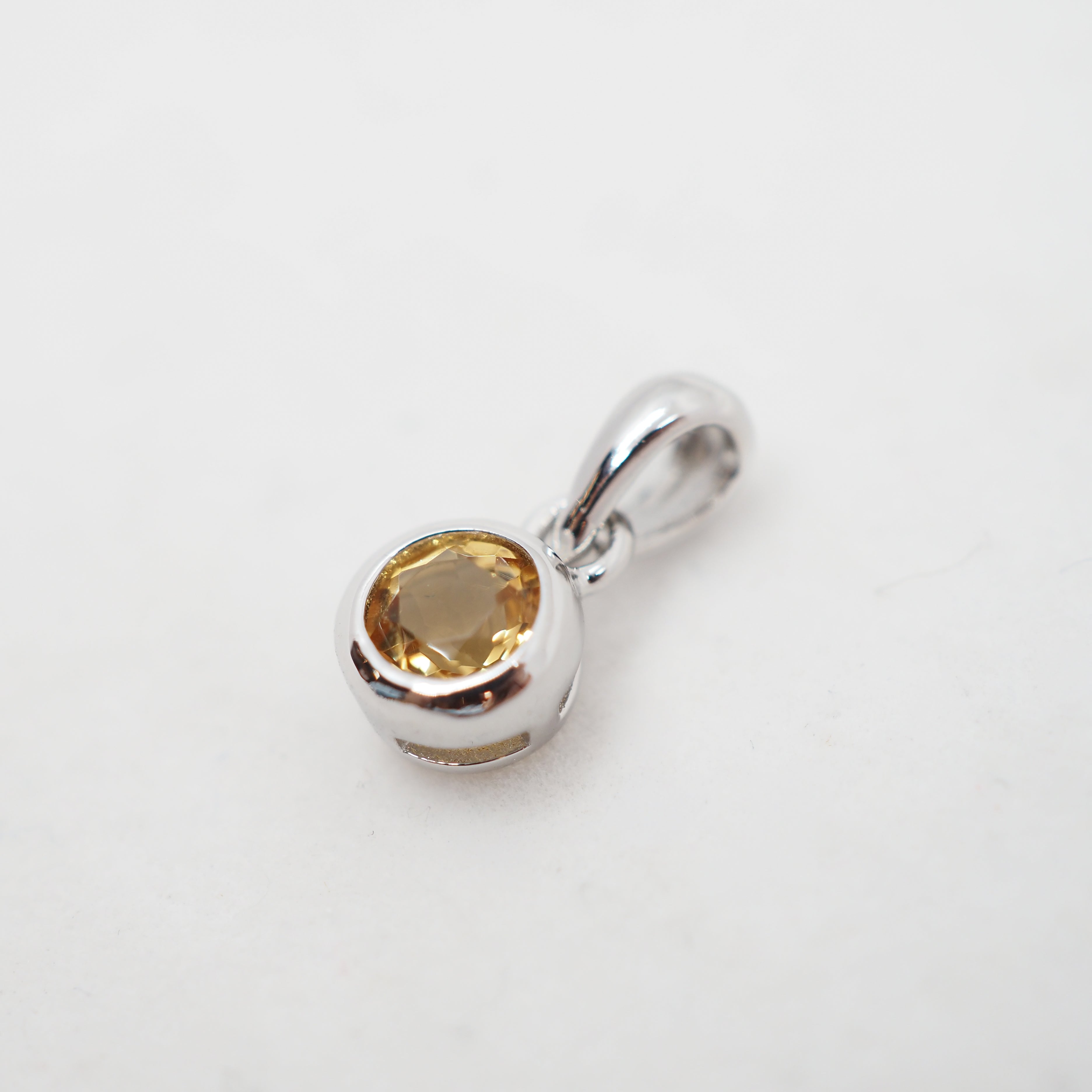 Birthstone Necklace - Sterling Silver
