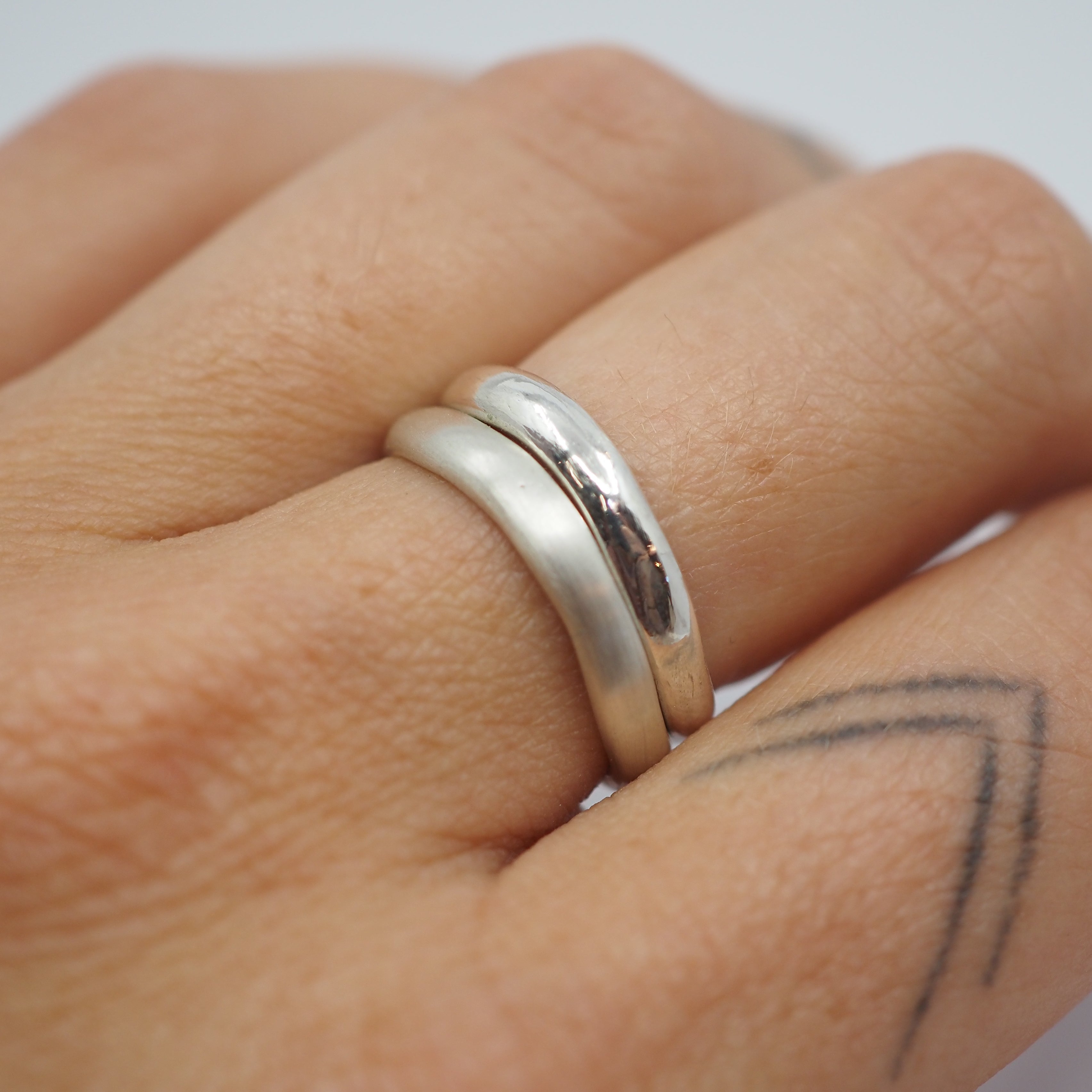 Sterling Silver Moyeha Ring