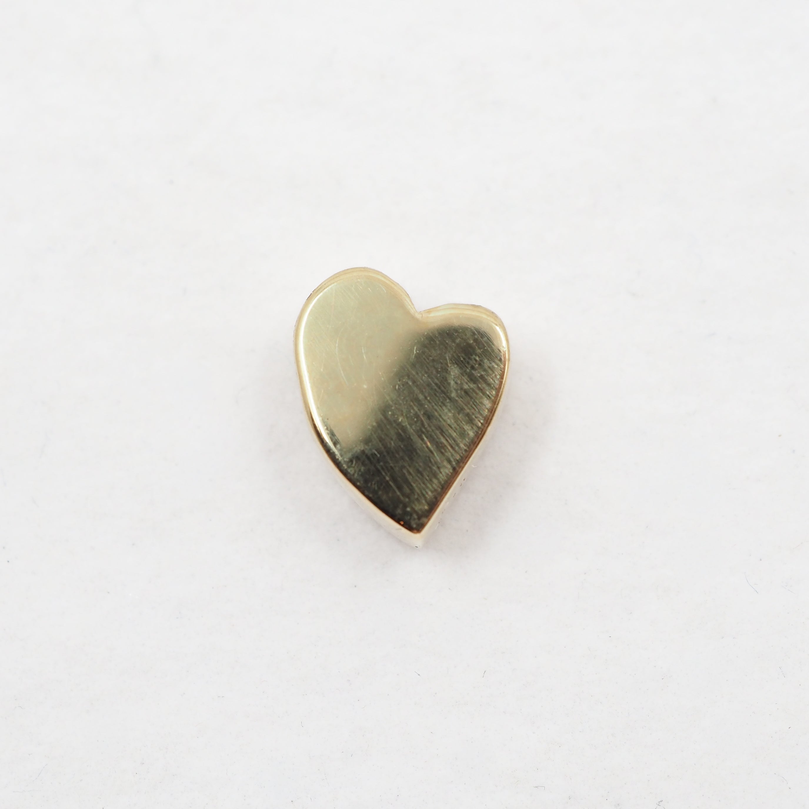 Heart Charm Pendant - Gold Plated