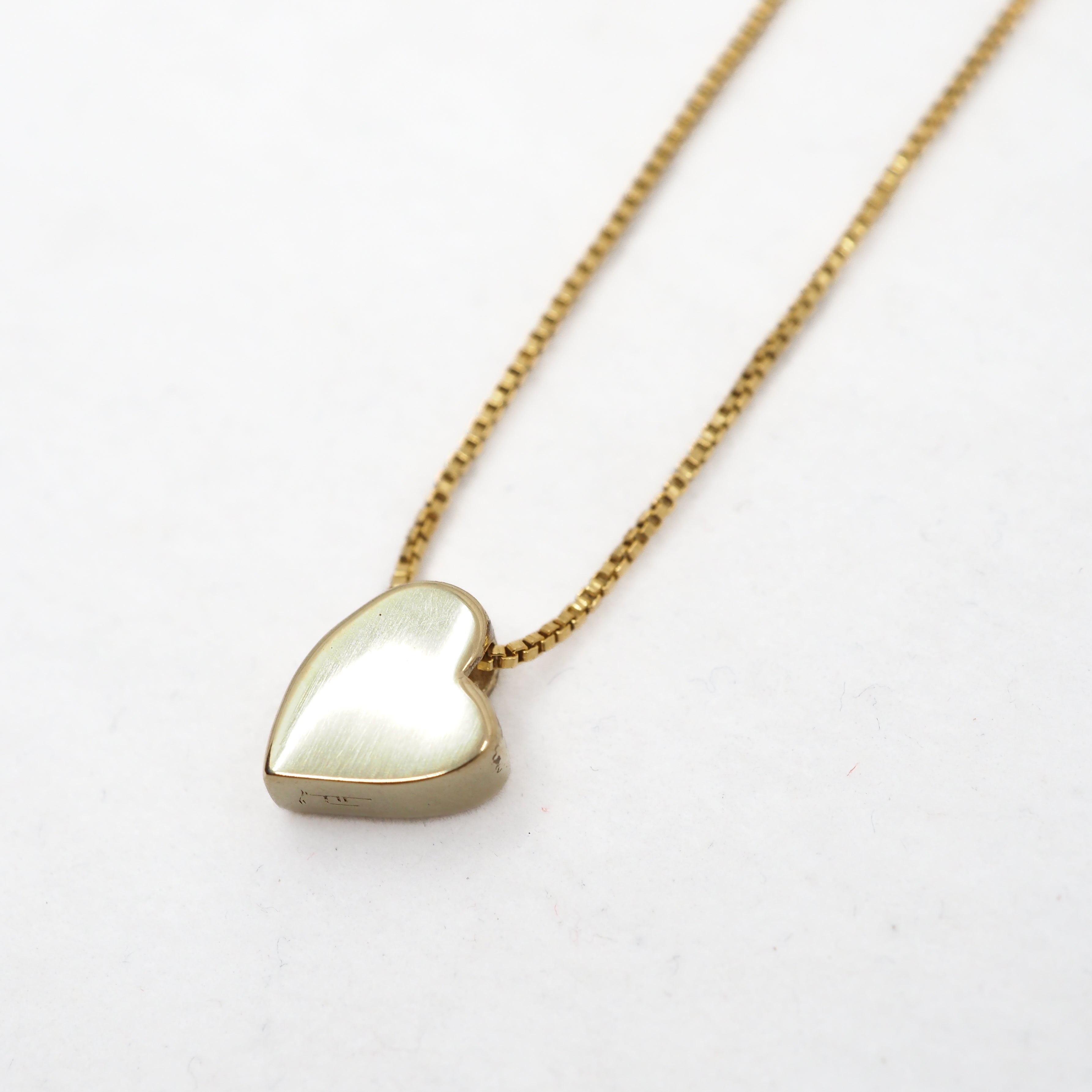 Heart Charm Pendant - Gold Plated