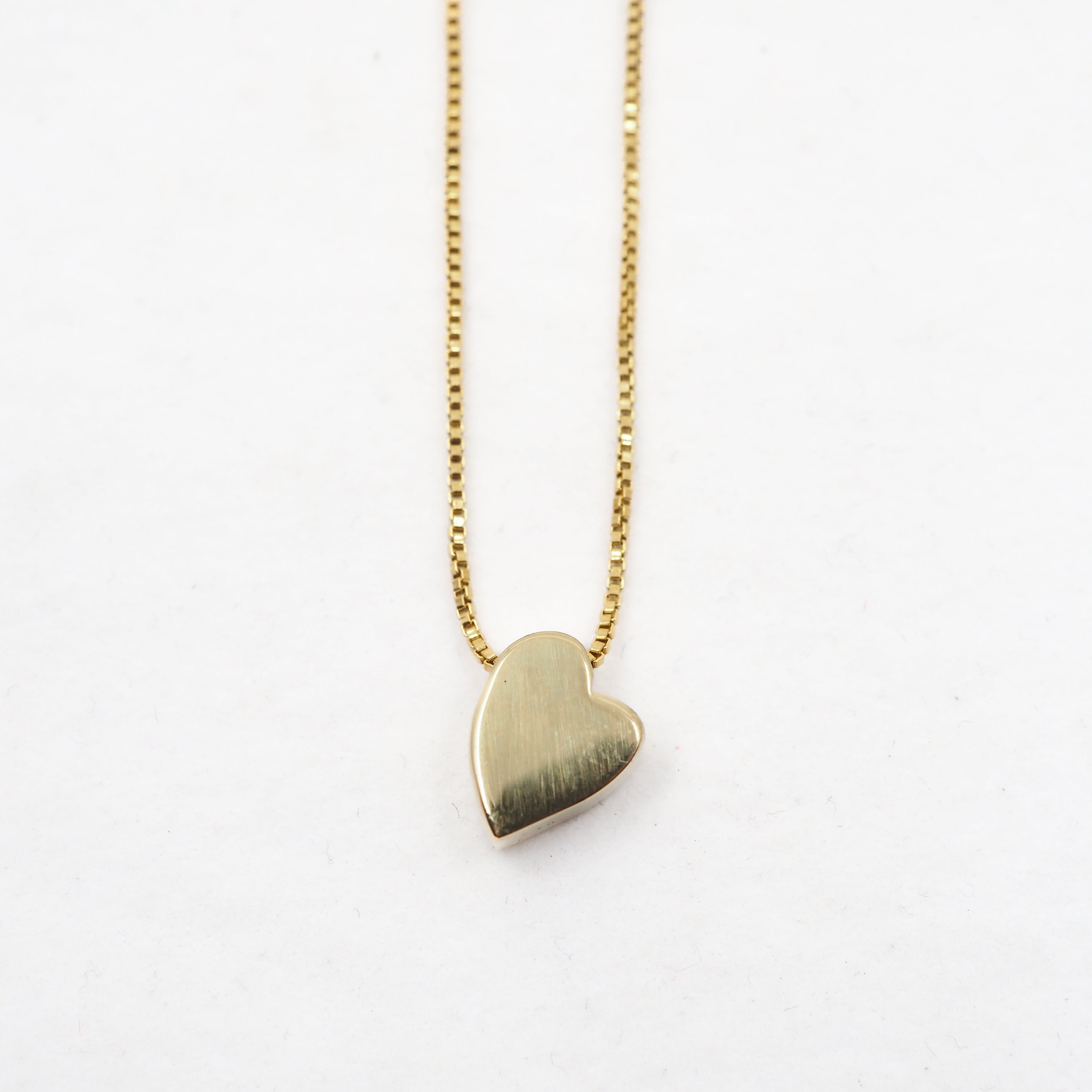 Heart Charm Pendant - Gold Plated