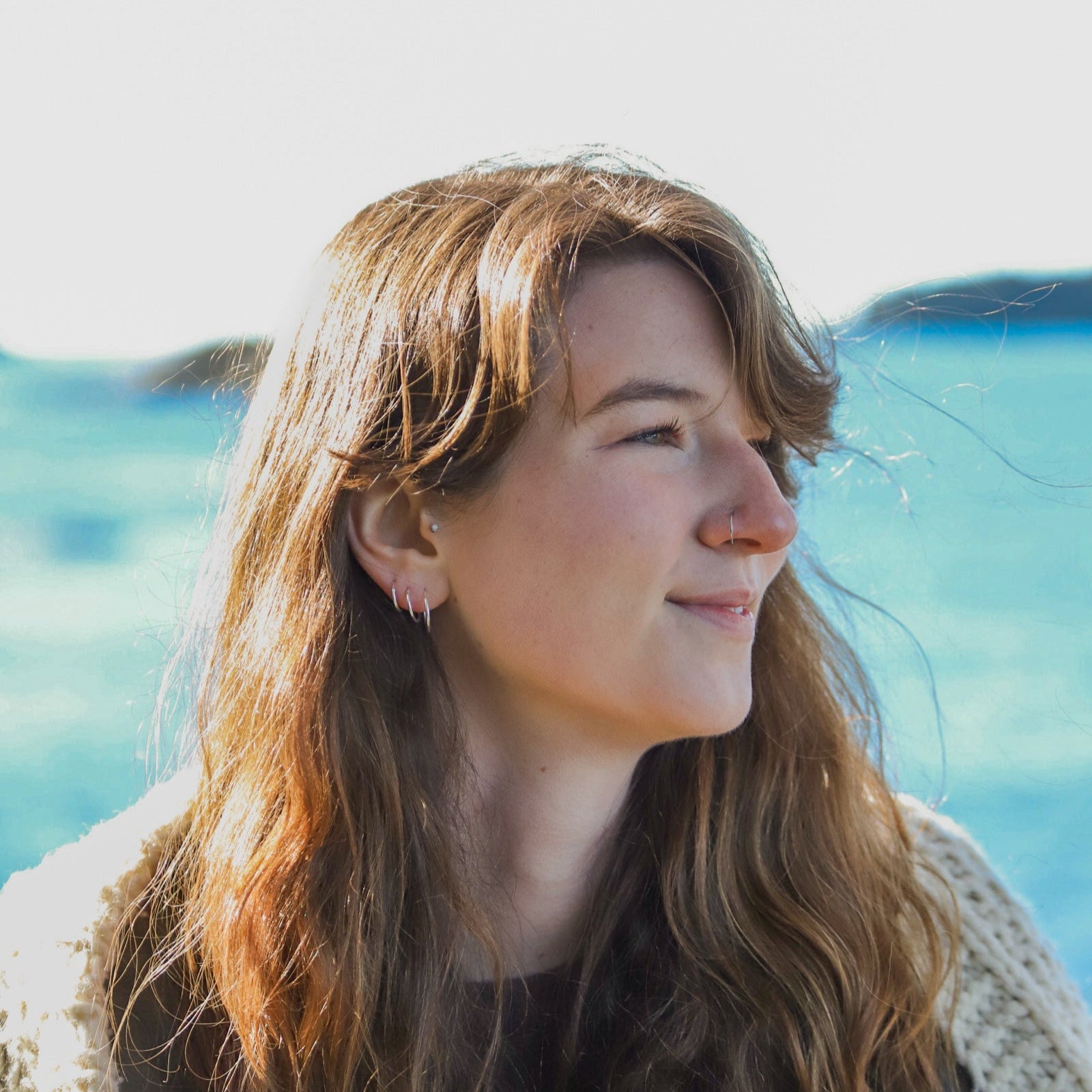 Sterling Silver Sleeper Hoops