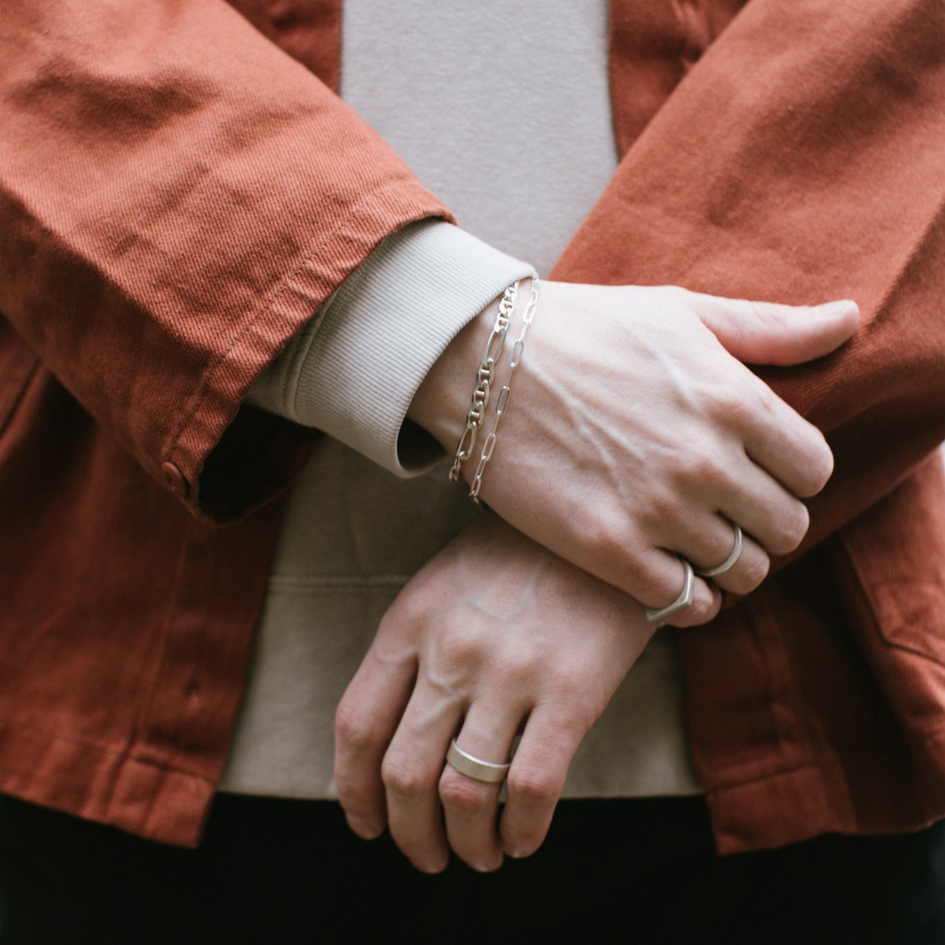 Sterling Silver Rue Bracelet