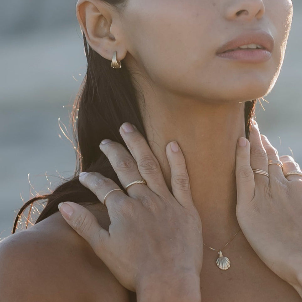 Solid Gold Meridian Signet Ring