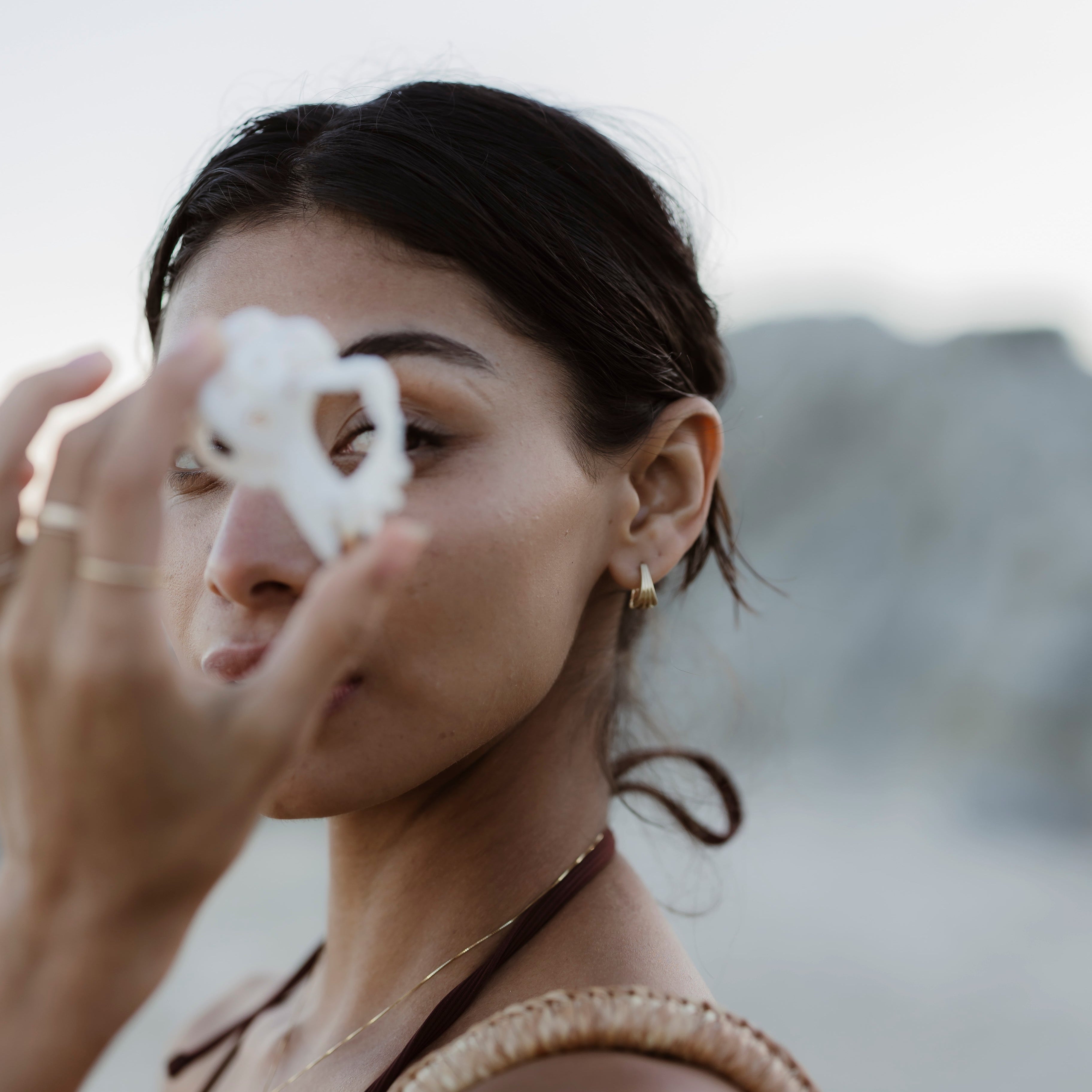 Meridian Huggie Hoops in Solid Gold