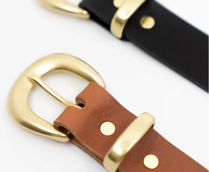 Market Canvas - Whitney Leather Belt