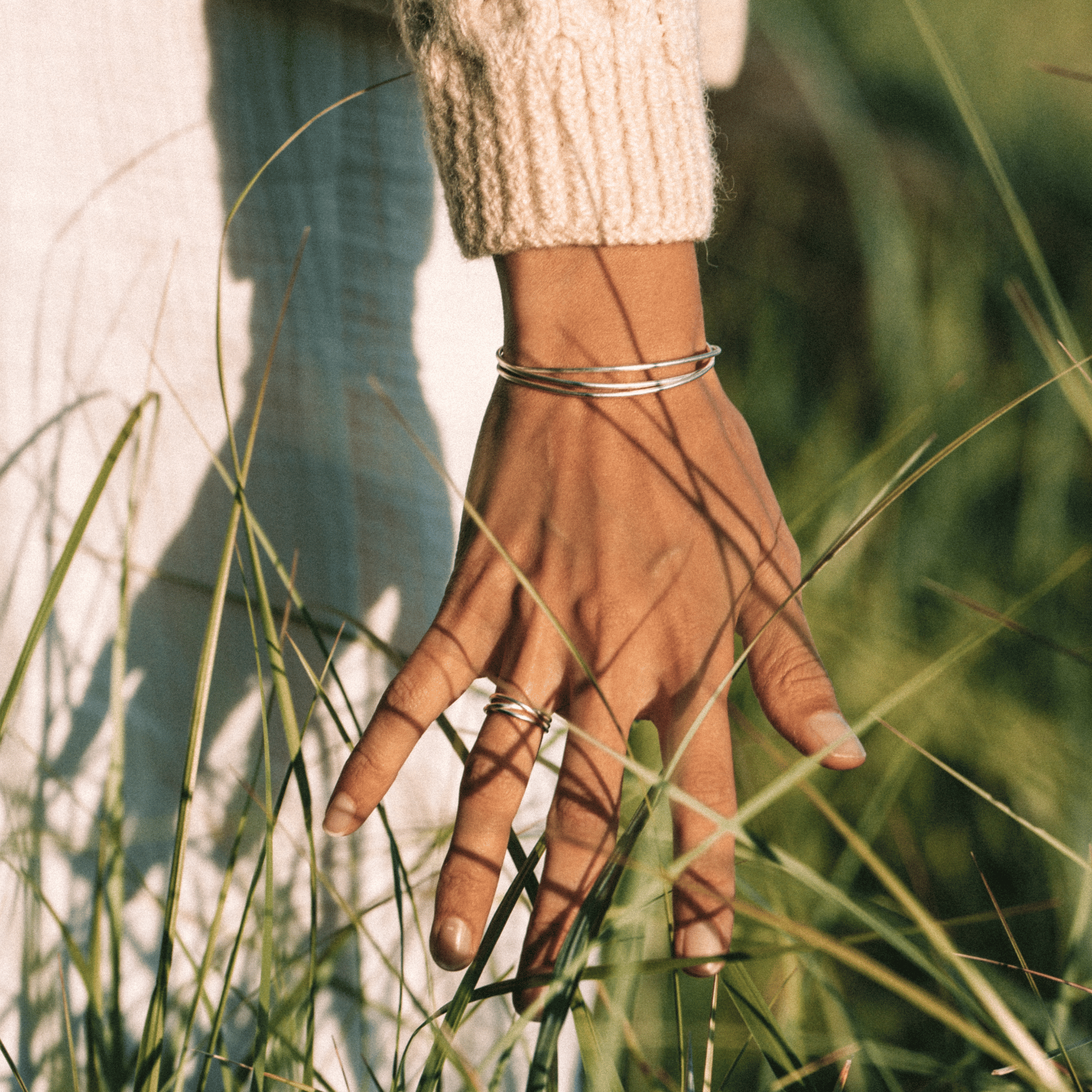 Sterling Silver Willow Cuff Bracelet