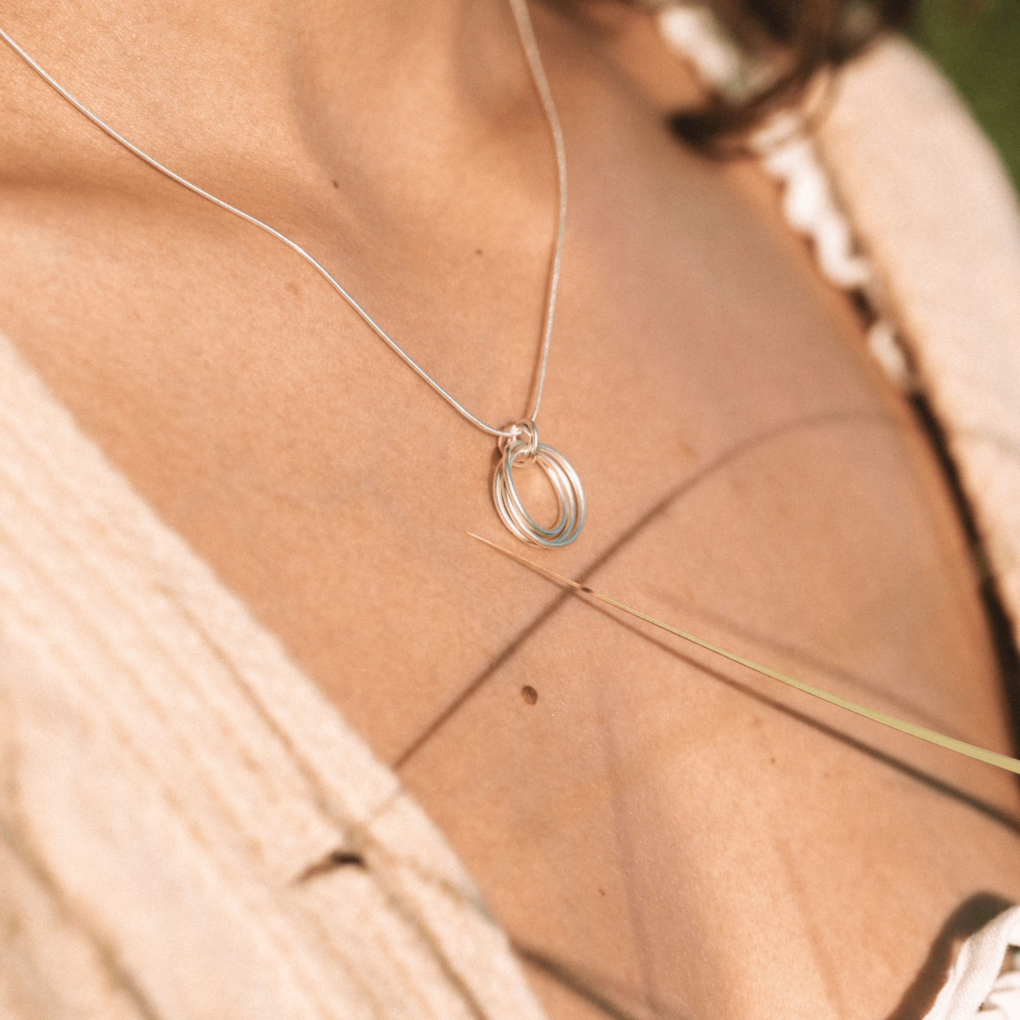 Sterling Silver Willow Necklace