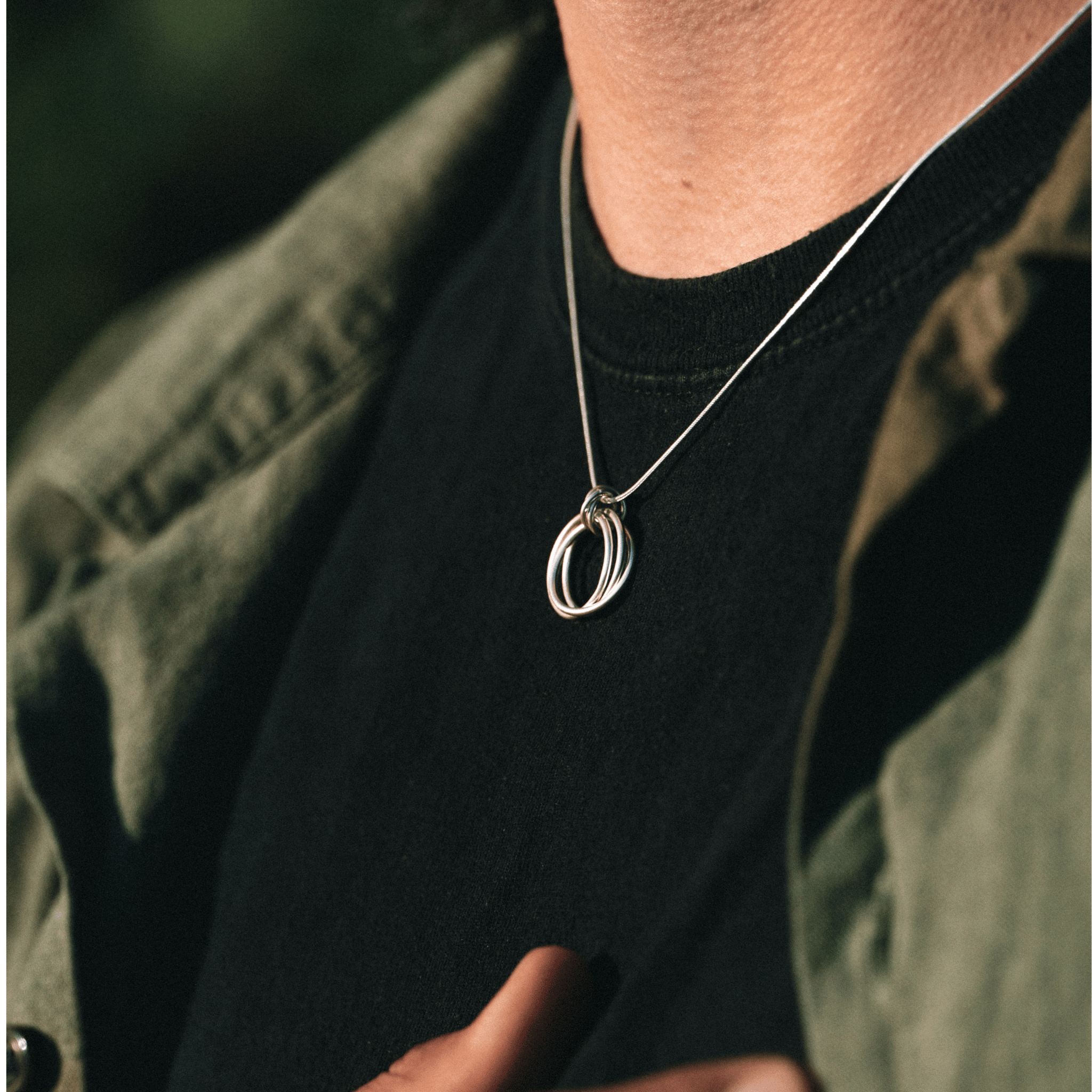 Sterling Silver Willow Necklace